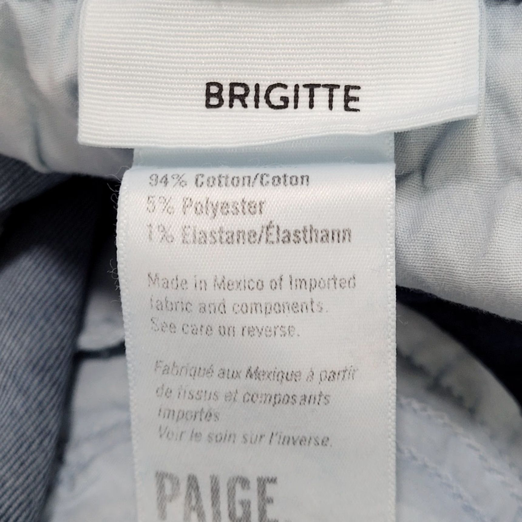 Paige Paige Brigitte Jeans Denim Blue Distressed Mid Rise Straight Ankle 27 (29x28) Size 27" / US 4 / IT 40 - 4 Thumbnail