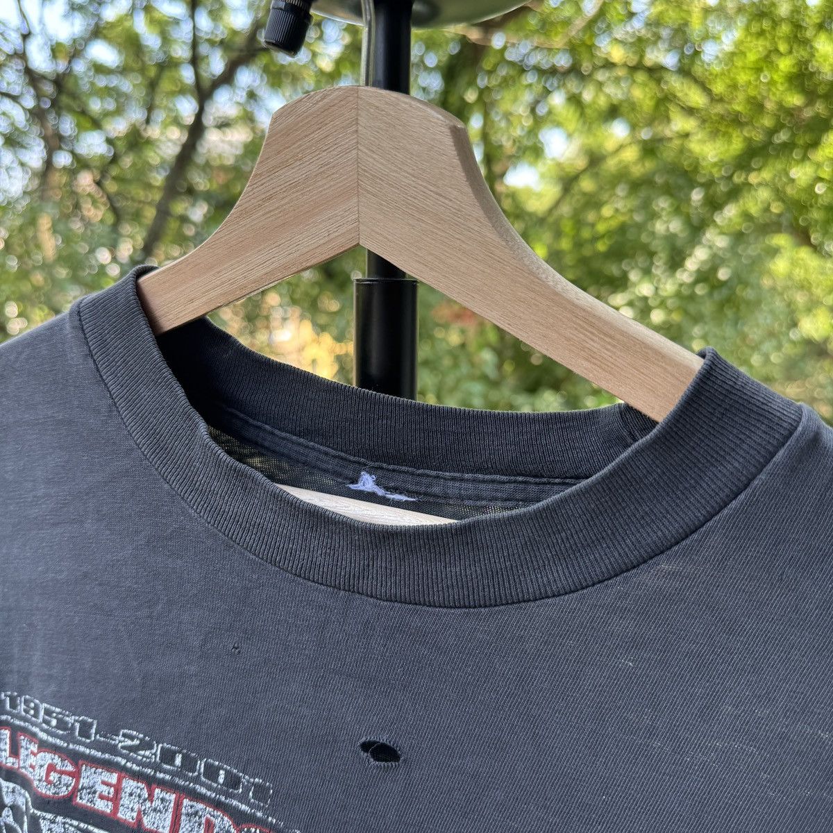 Vintage Thrashed Faded Distressed NASCAR Thin Tee ERD Grunge Chrome Size US L / EU 52-54 / 3 - 4 Thumbnail