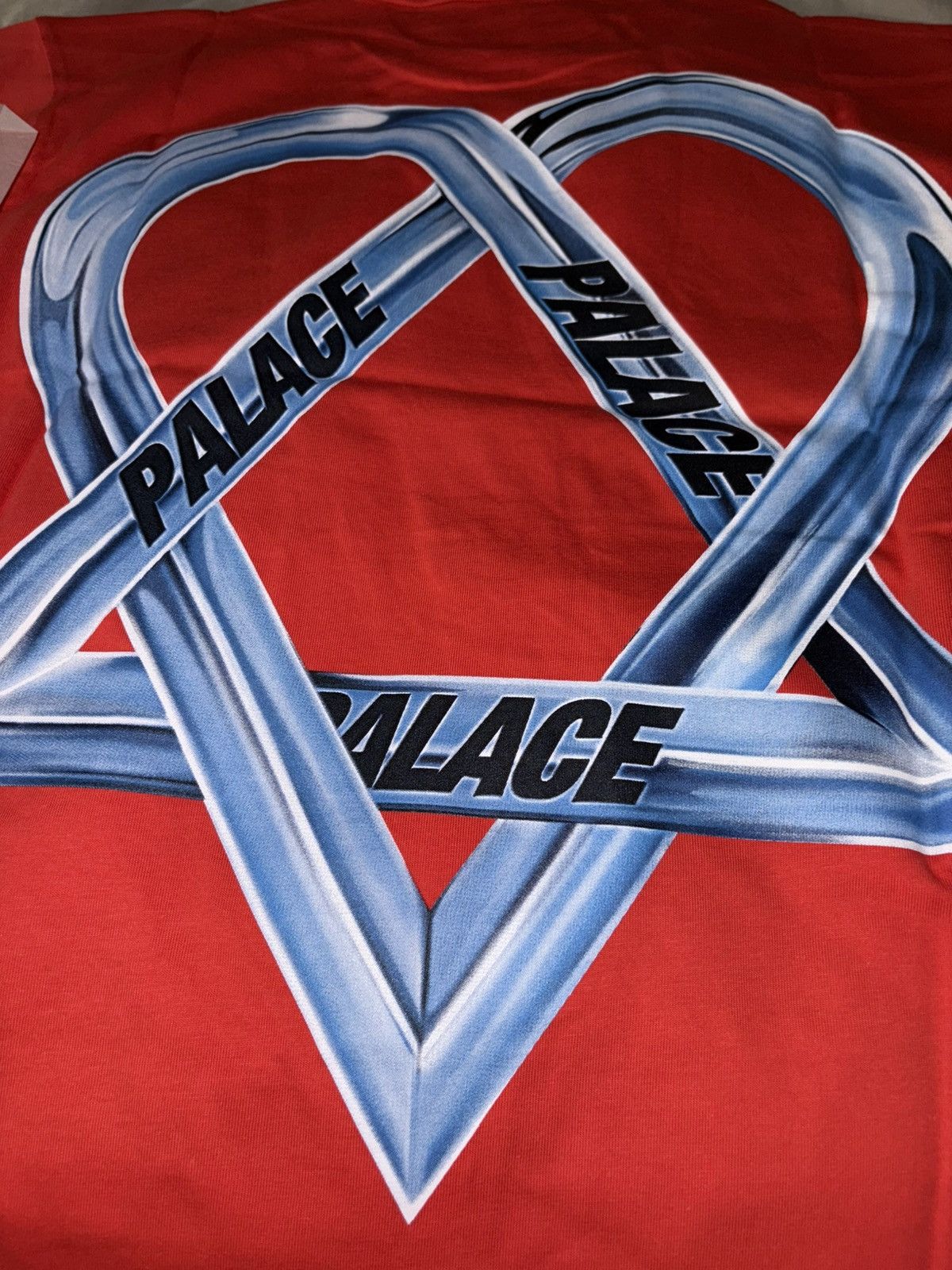 Palace Palace Tri Gram T-Shirt Red Size US L / EU 52-54 / 3 - 2 Thumbnail