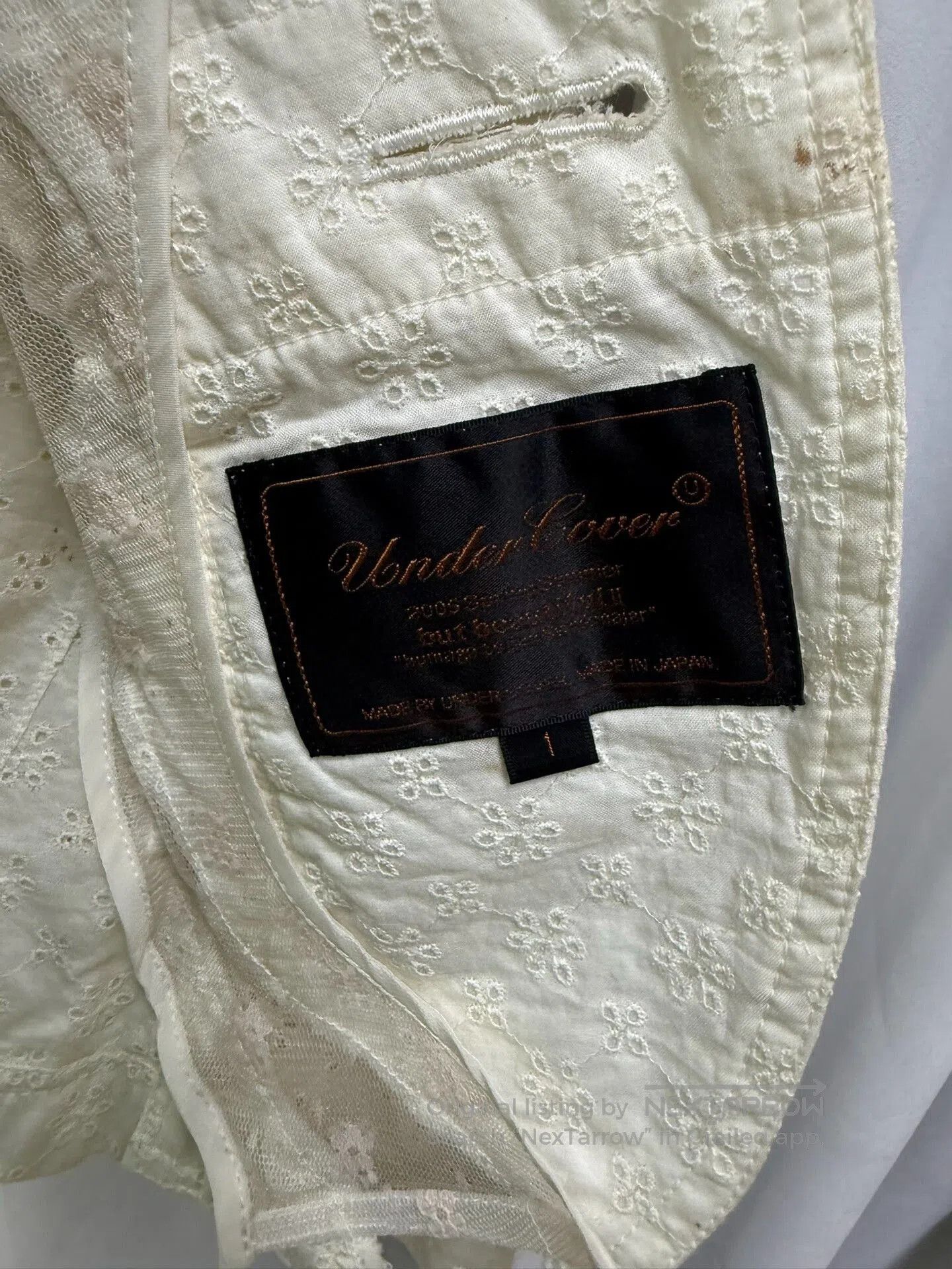 Undercover UNDERCOVER Lace Ripped Blazer. Size S / US 4 / IT 40 - 7 Thumbnail