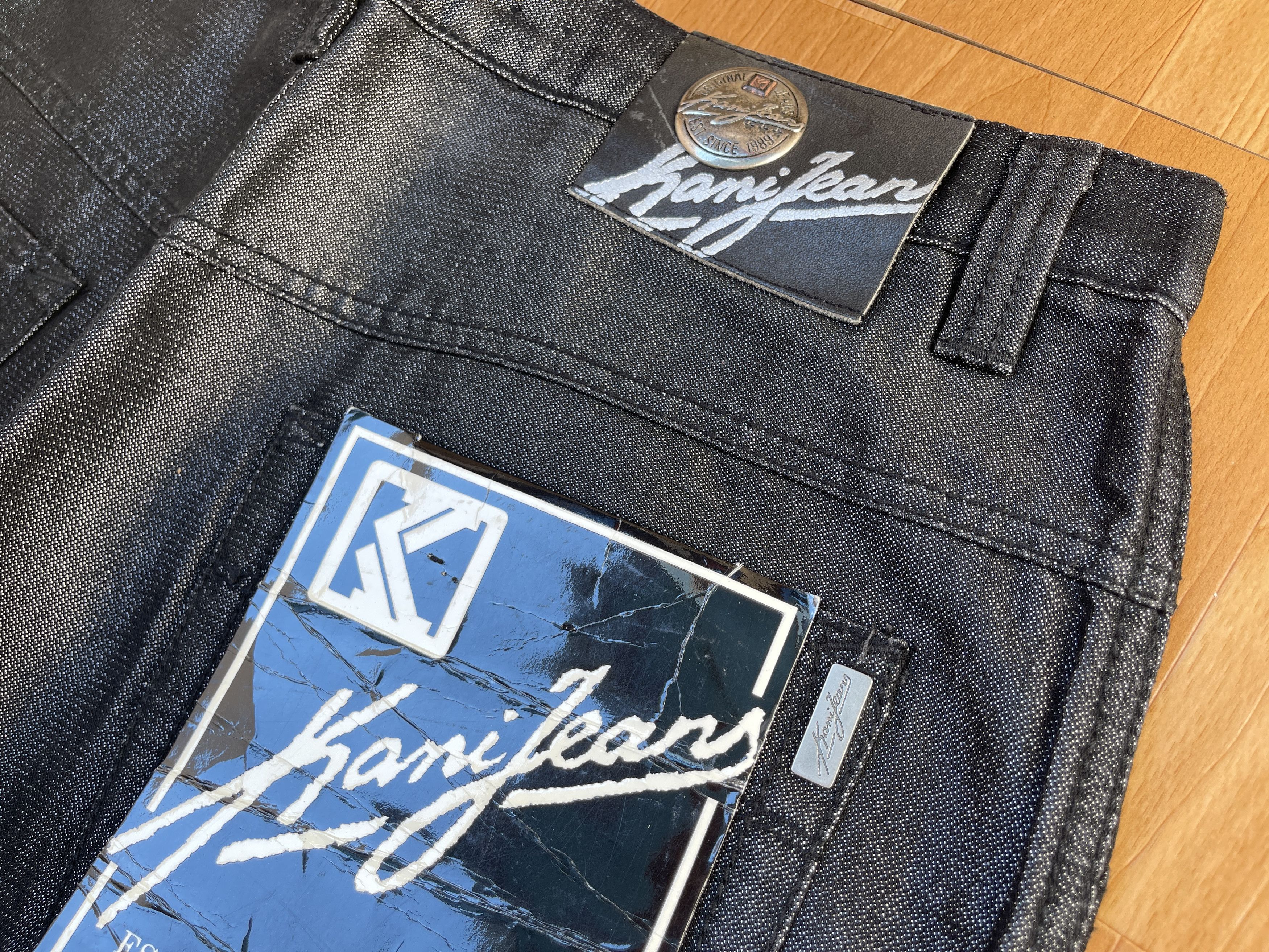 Karl Kani KARL KANI jeans shiny vintage baggy jeans silver metallic 34 Size US 34 / EU 50 - 7 Thumbnail