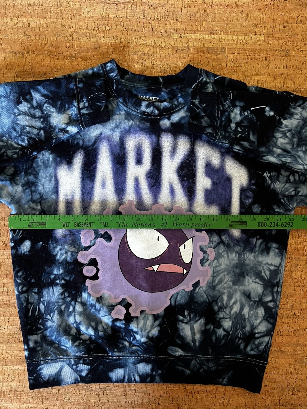 Market × Pokemon 👻 Market x Pokemon - Gastly Tie Dye Crewneck | Medium - NEW Size US M / EU 48-50 / 2 - 10 Thumbnail