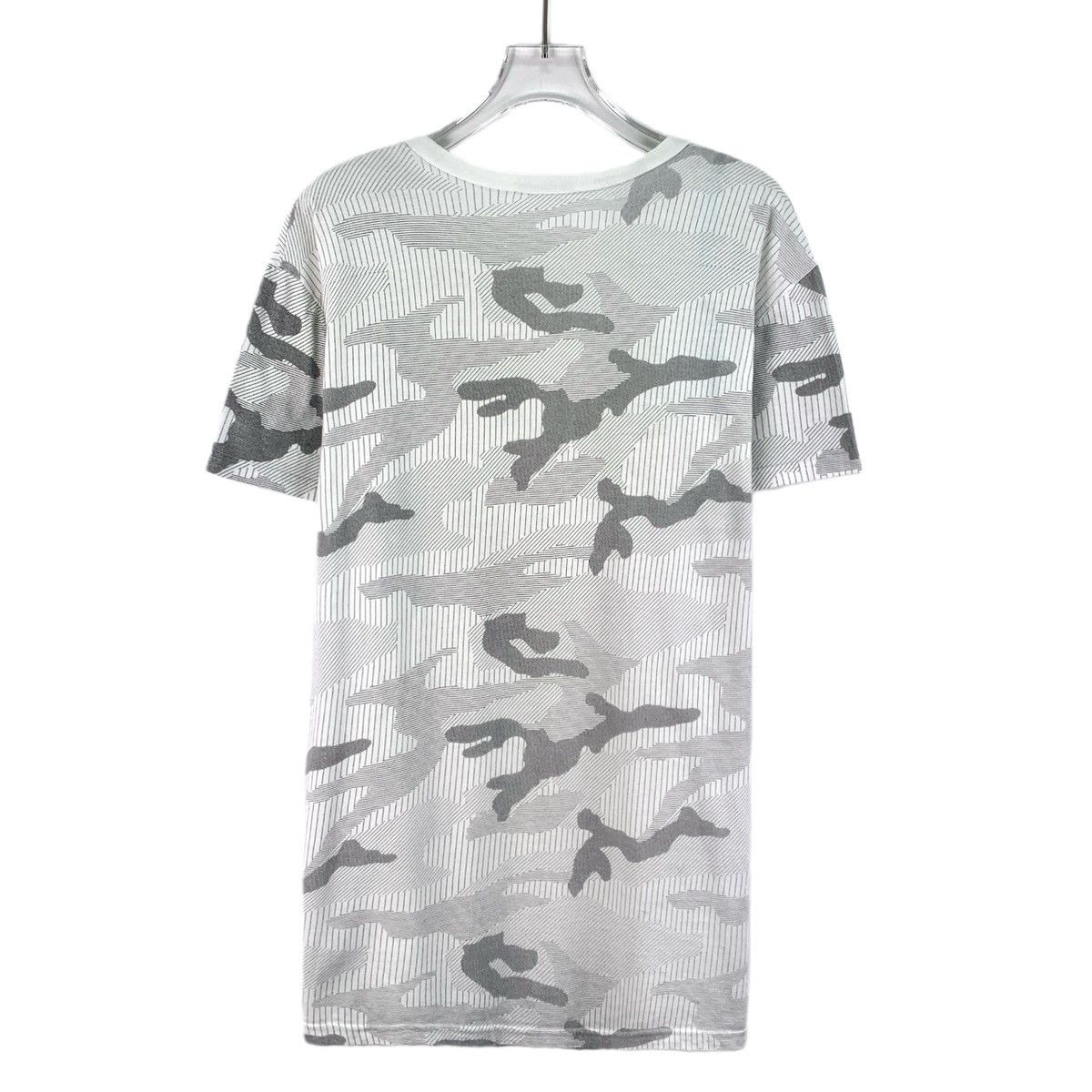 Dior Dior Color Block Camo Cotton Crew Neck T-shirt K26WX Size M / US 6-8 / IT 42-44 - 2 Thumbnail