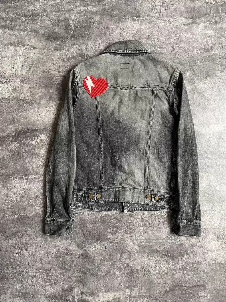 Saint Laurent Paris Saint Laurent Paris Water-washed Gradient Gray Back Lightn Size US XS / EU 42 / 0 - 5 Thumbnail