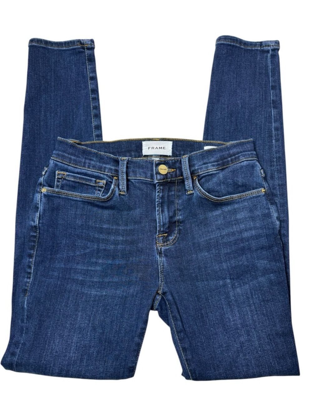 Frame FRAME Denim Le Skinny De Jeanne Jeans In Dublin Size 26 Size 26" / US 2 / IT 38 - 4 Thumbnail