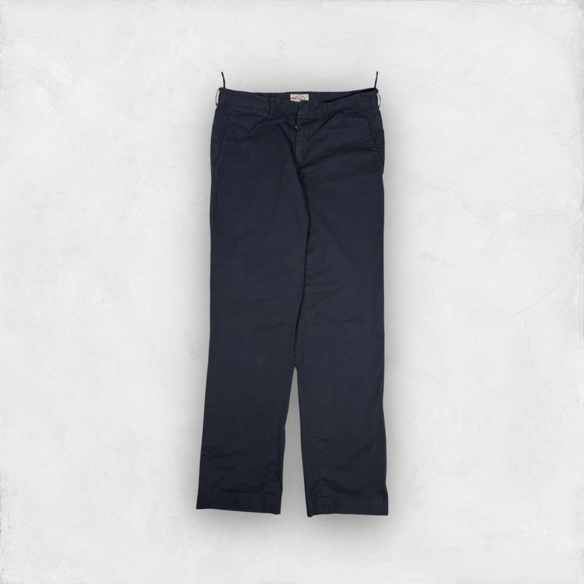 Designer × Prada Prada Milano Men's Blue Cotton Straight Leg Dress Pants 46 Size US 32 / EU 48 - 1 Thumbnail
