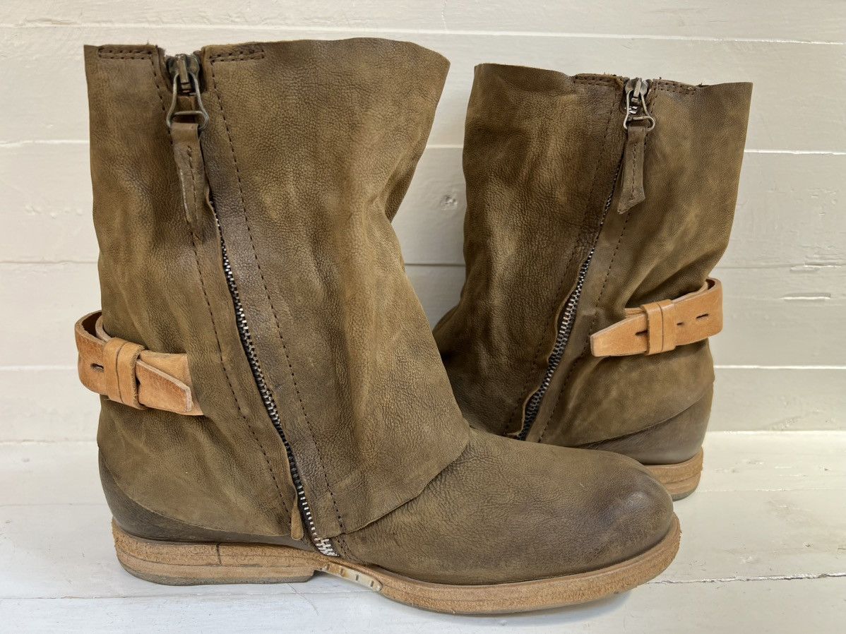A.S.98 A.S.98 Leather Boho Biker Boot Size US 10 / IT 40 - 7 Thumbnail