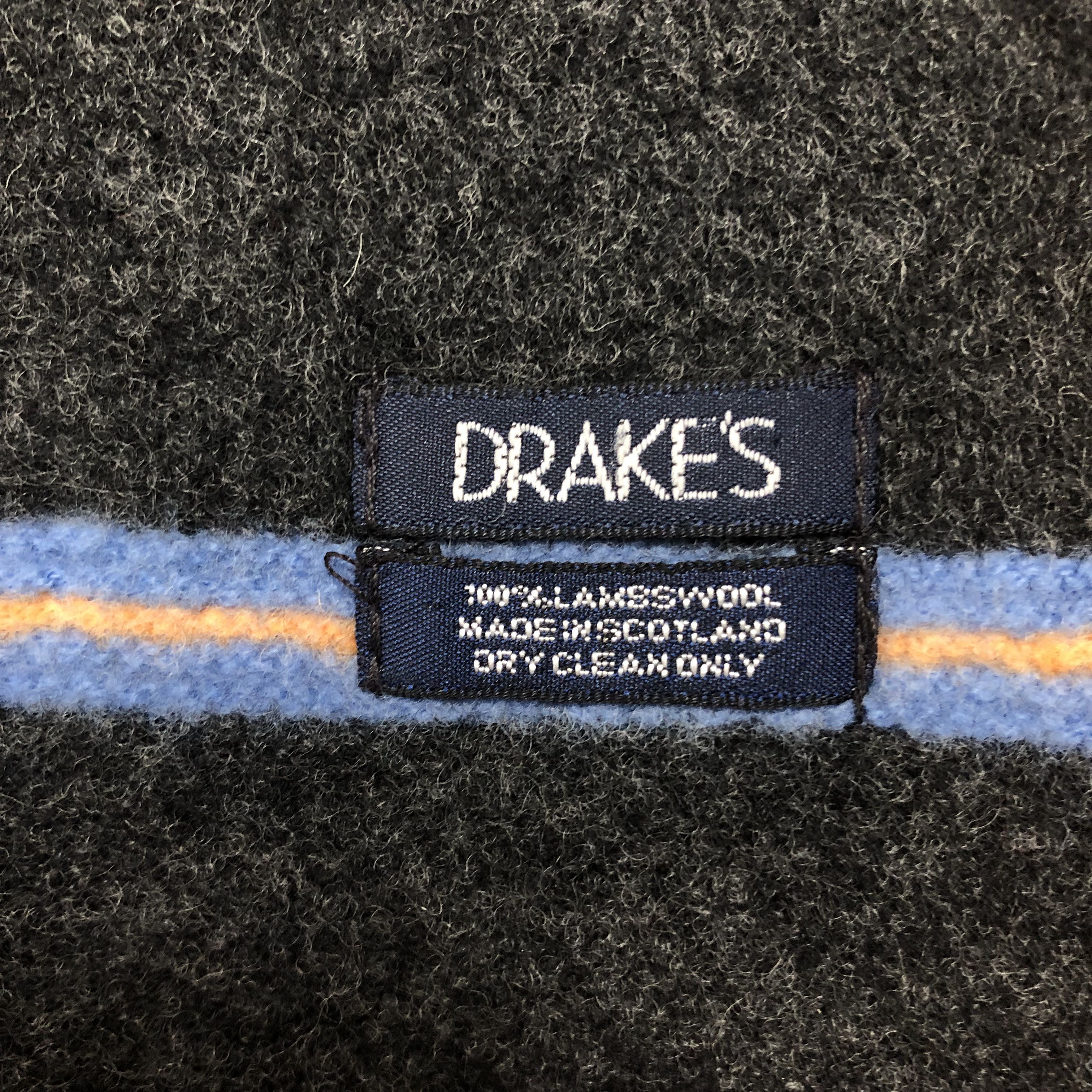 Drake's × Vintage Vintage Drake's Scarf Muffler MF279 Size ONE SIZE - 3 Thumbnail