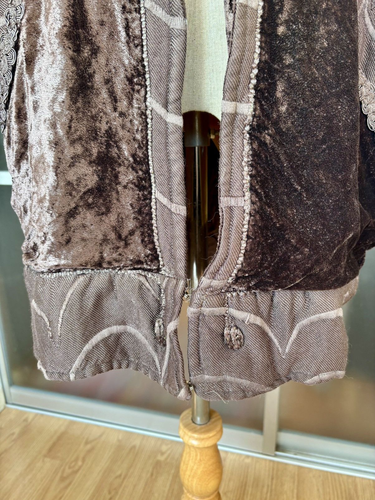 Designer × Vintage Vintage Dramatic Wearable Art Coat Jacket Size XXL / US 16-18 / IT 52-54 - 4 Thumbnail