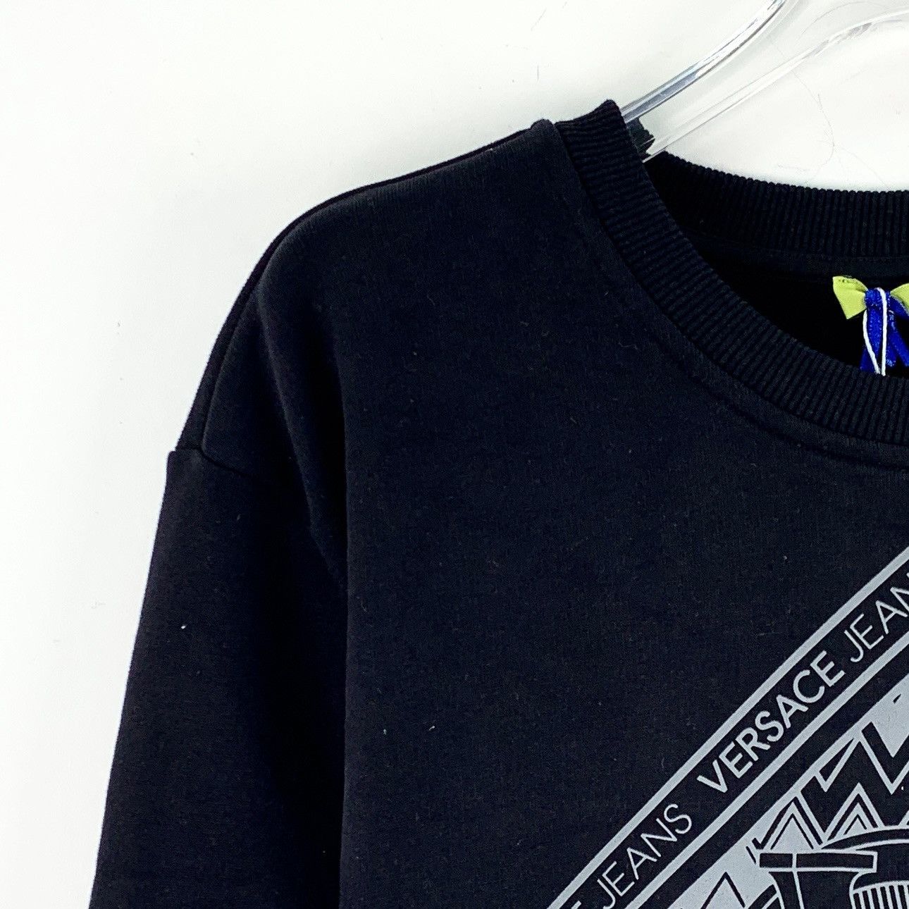 Versace Versace Logo Letter Printed Long Sleeve Sweatshirt K26WX Size US L / EU 52-54 / 3 - 3 Thumbnail
