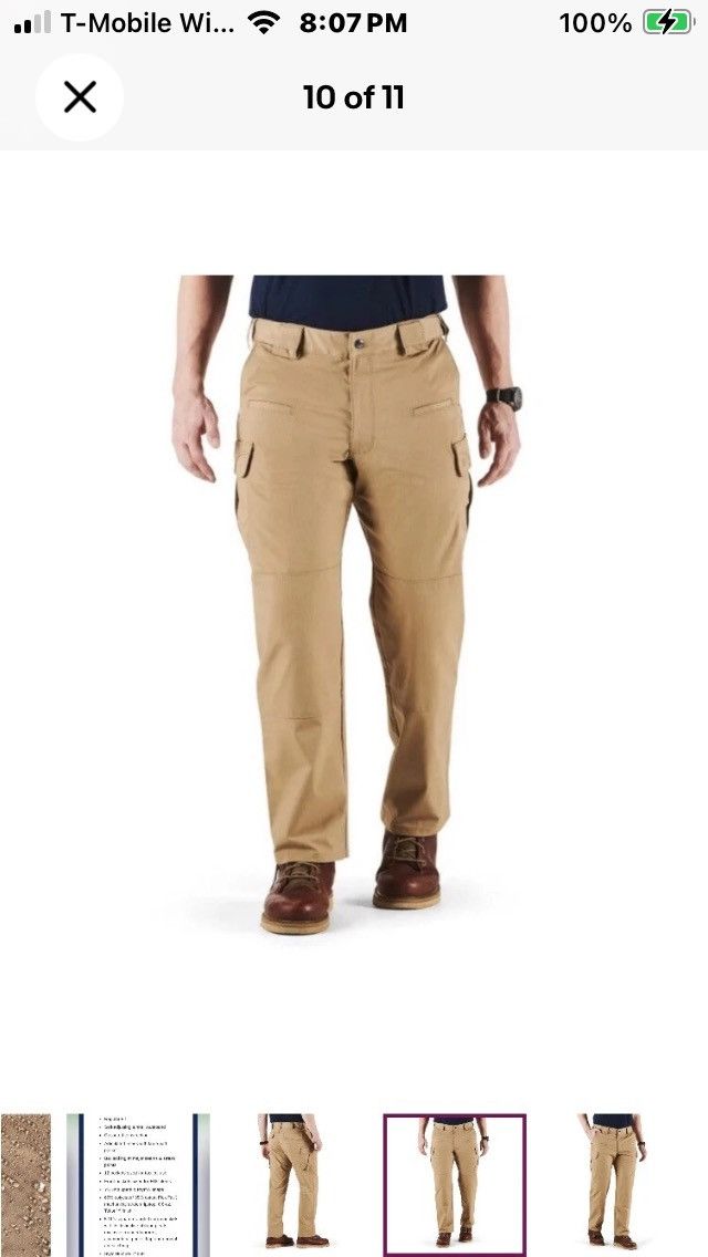 5.11 5.11 Tactical Men’s Stryke Pants Size 38 length 30 Size US 38 / EU 54 - 10 Thumbnail