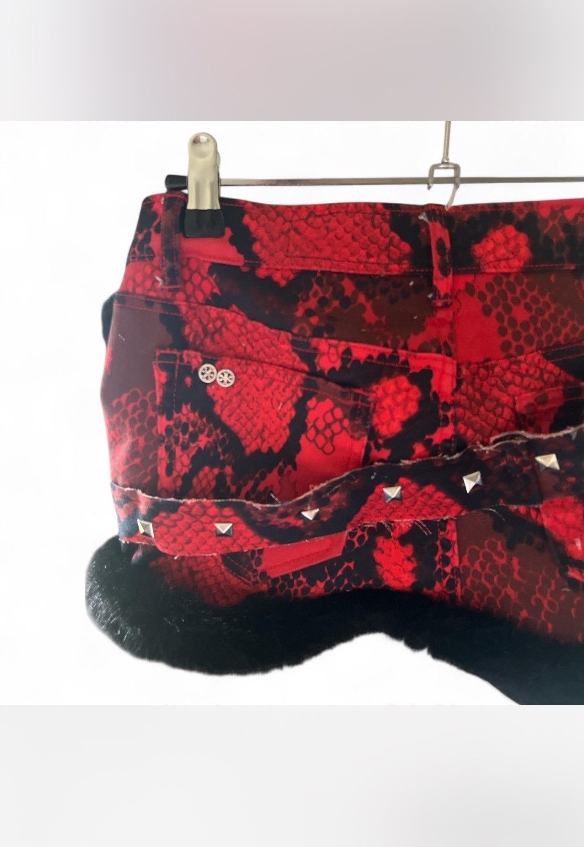 Designer × Other × Tripp NYC Red python Size 28" / US 6 / IT 42 - 4 Thumbnail