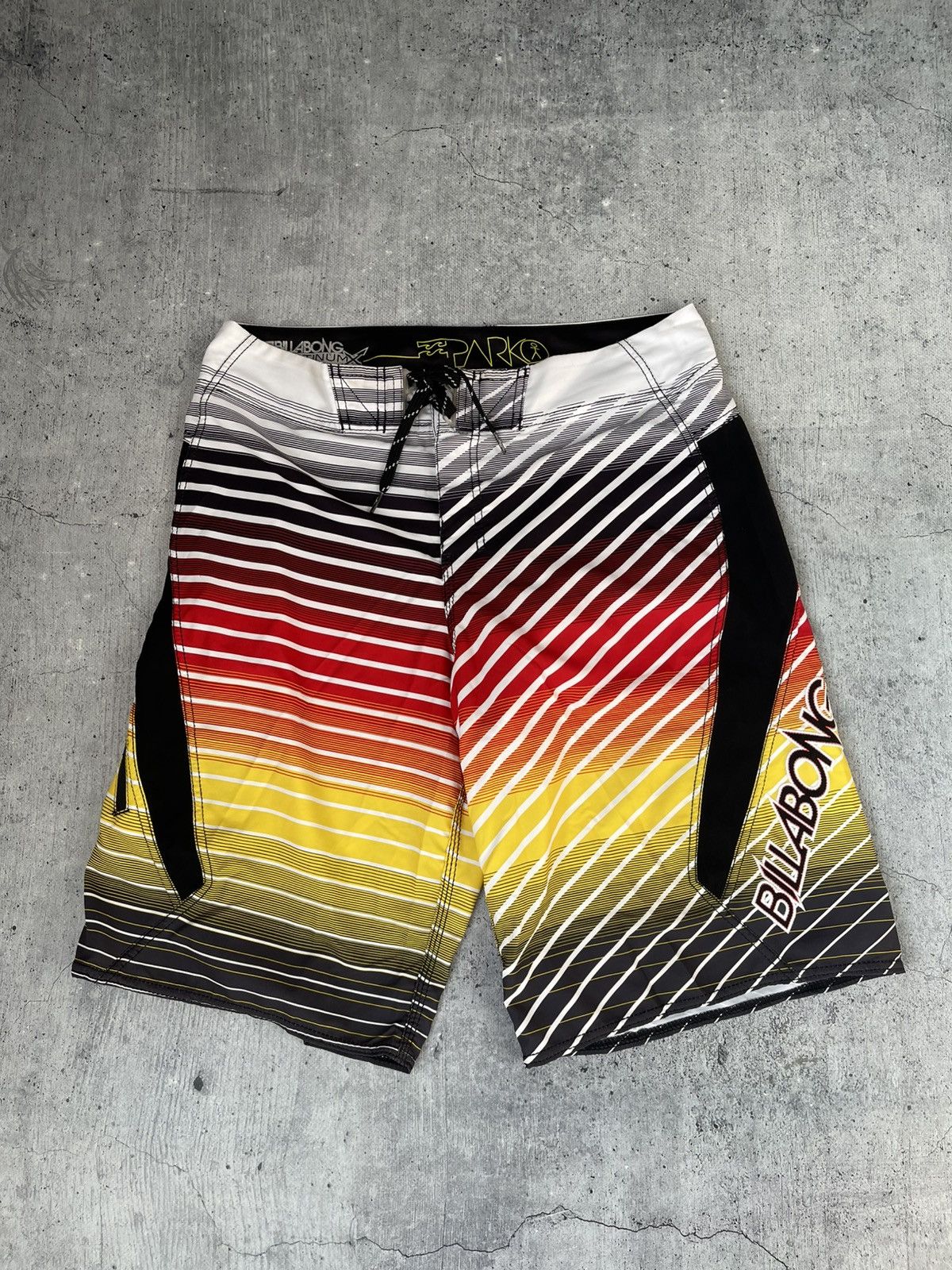 Billabong Vintage Billabong Board Shorts Signature Andy Irons Size US 33 - 3 Thumbnail