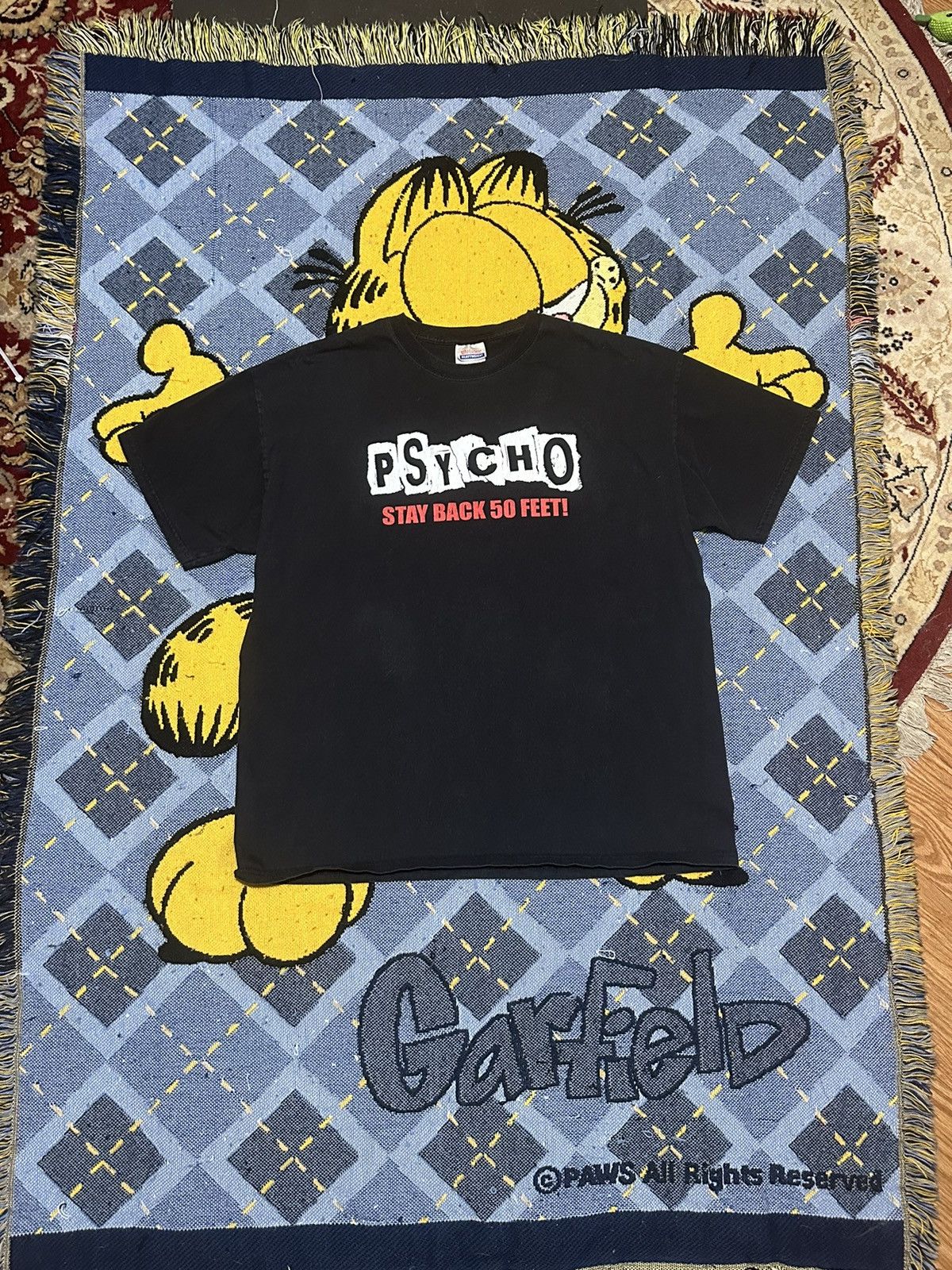 Vintage Vintage Y2K Psycho T-Shirt Size US XL / EU 56 / 4 - 1 Thumbnail