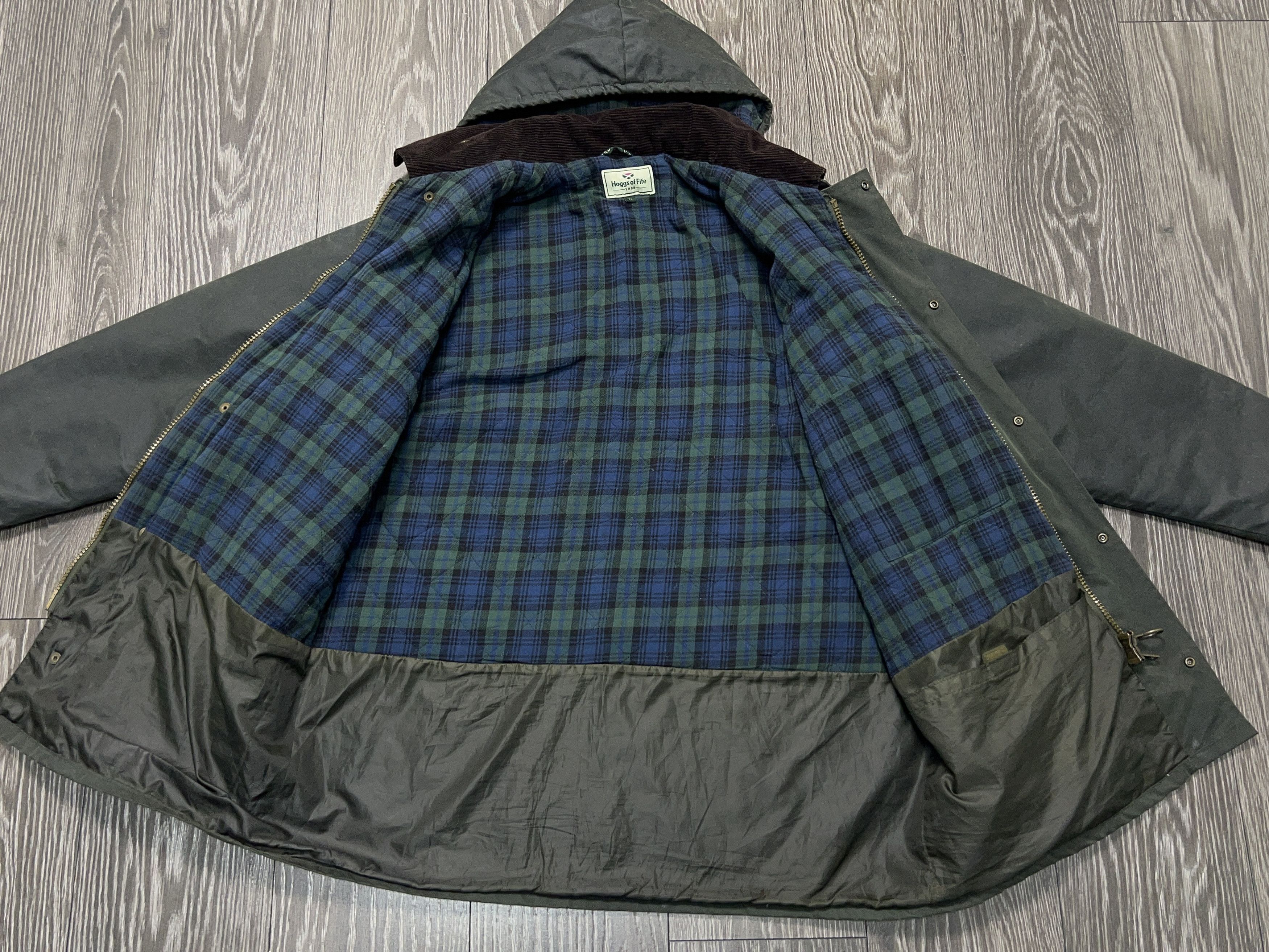 Other Hoggs Of Fife Wax Country Derby Field Jacket Hunting Coat Size US XL / EU 56 / 4 - 11 Thumbnail