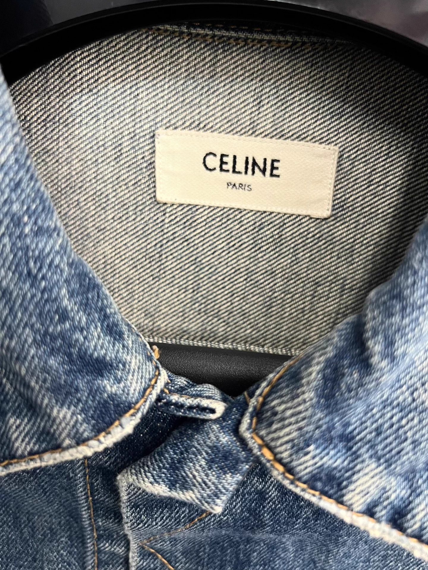 Celine Authentic Celine washed blue jeans jacket. Size S / US 4 / IT 40 - 4 Thumbnail