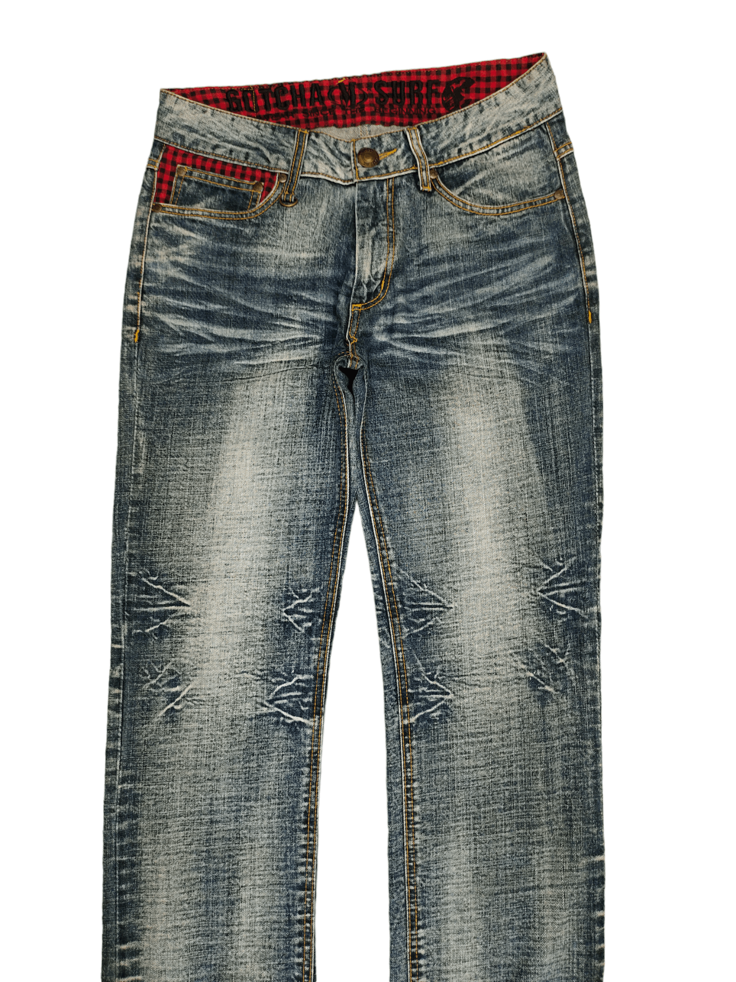 Gotcha Gotcha Clawmark Embroidered Denim jeans Undercovers Style Size US 32 / EU 48 - 10 Thumbnail