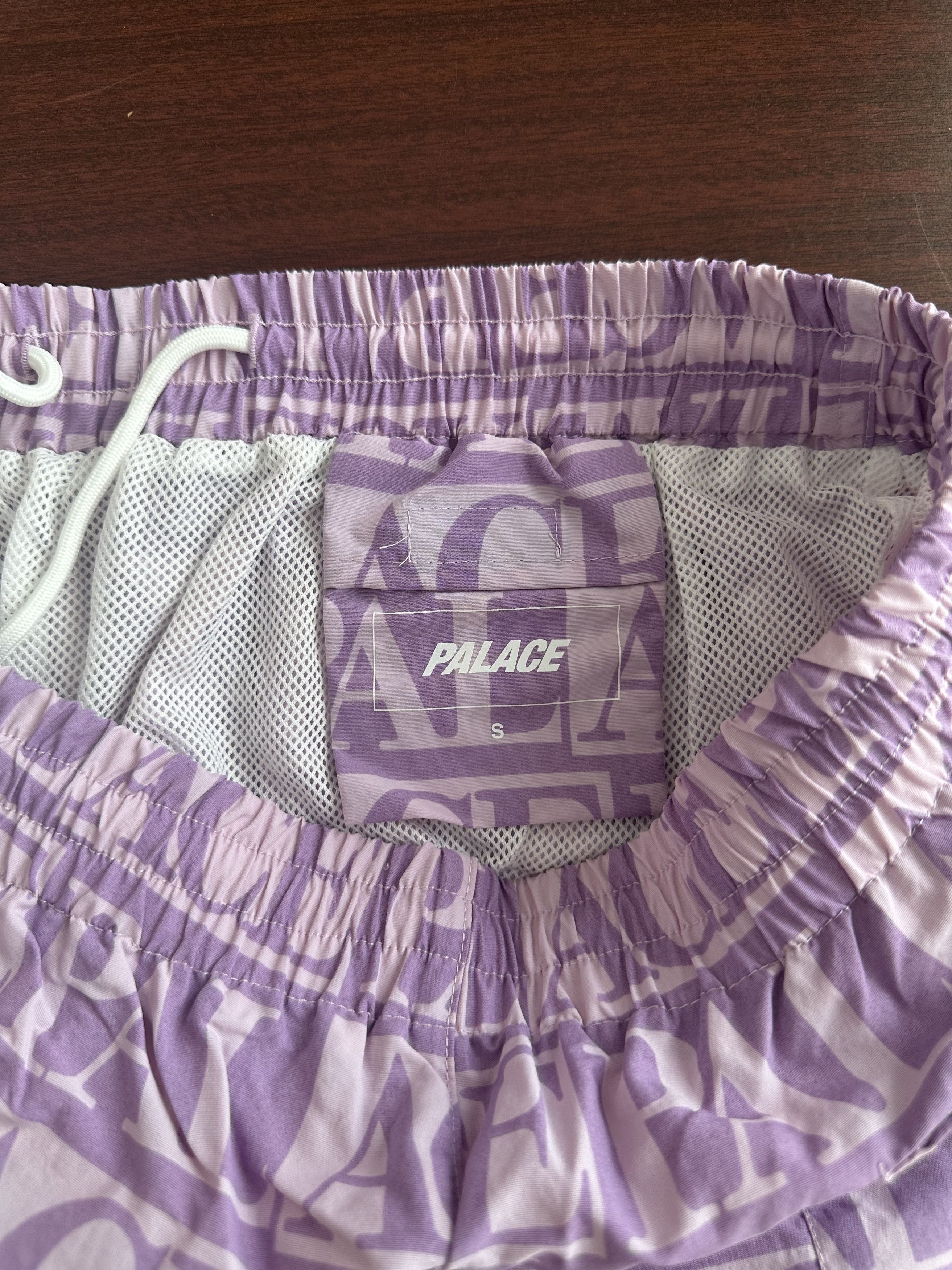 Palace Domino Print Swim Shorts (Lilac) Size US 30 / EU 46 - 3 Thumbnail