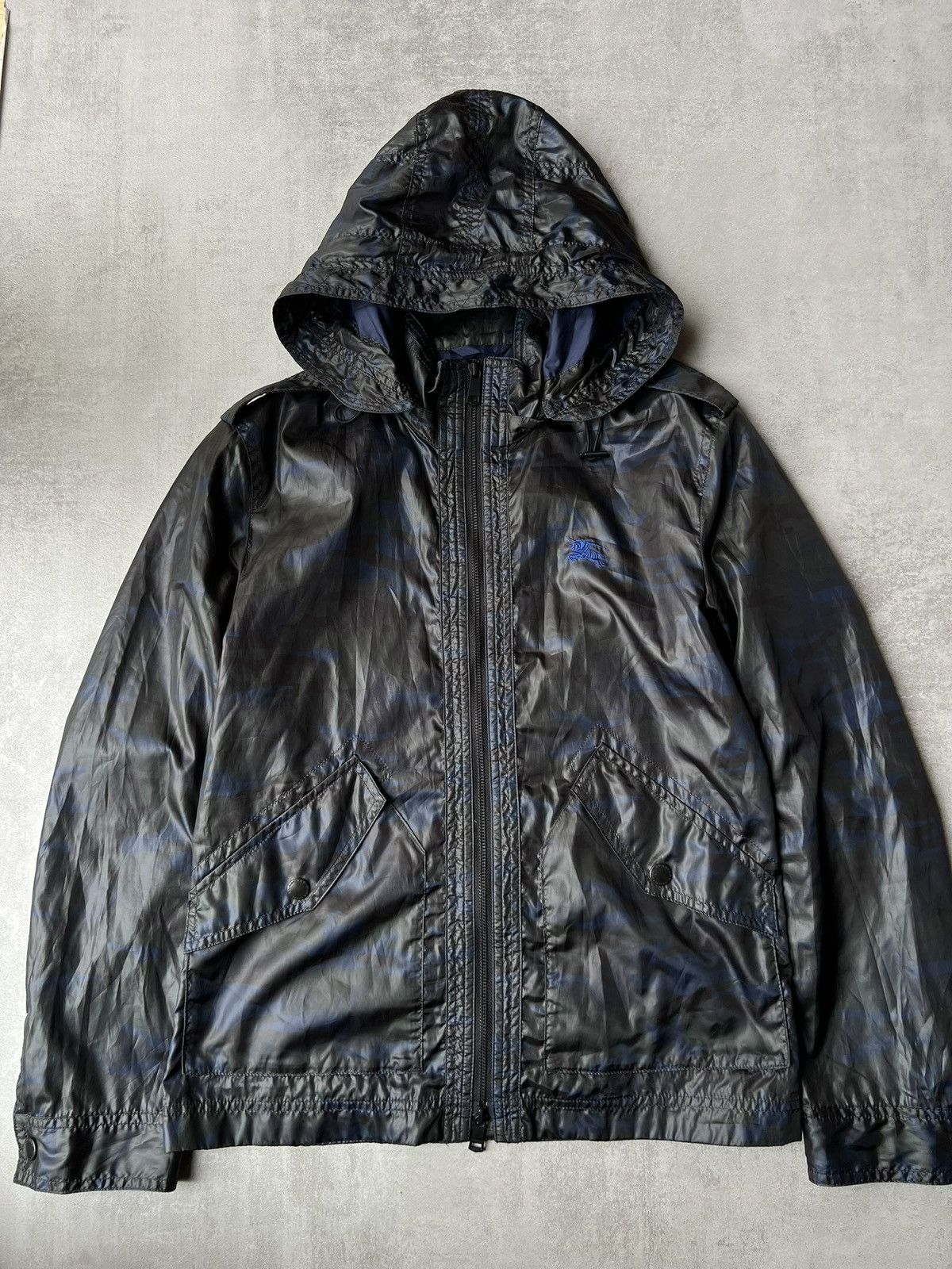 Burberry Burberry Camo Windbreaker Size L / US 10 / IT 46 - 1 Thumbnail