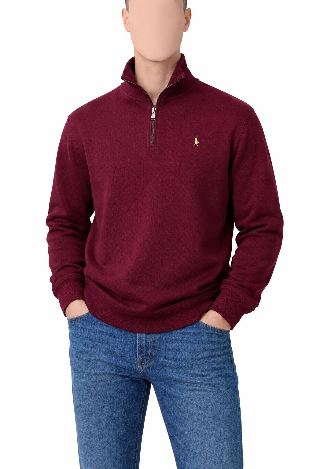 Polo Ralph Lauren 1/4 Zip Sweater Sweatshirt PRL Vintage
