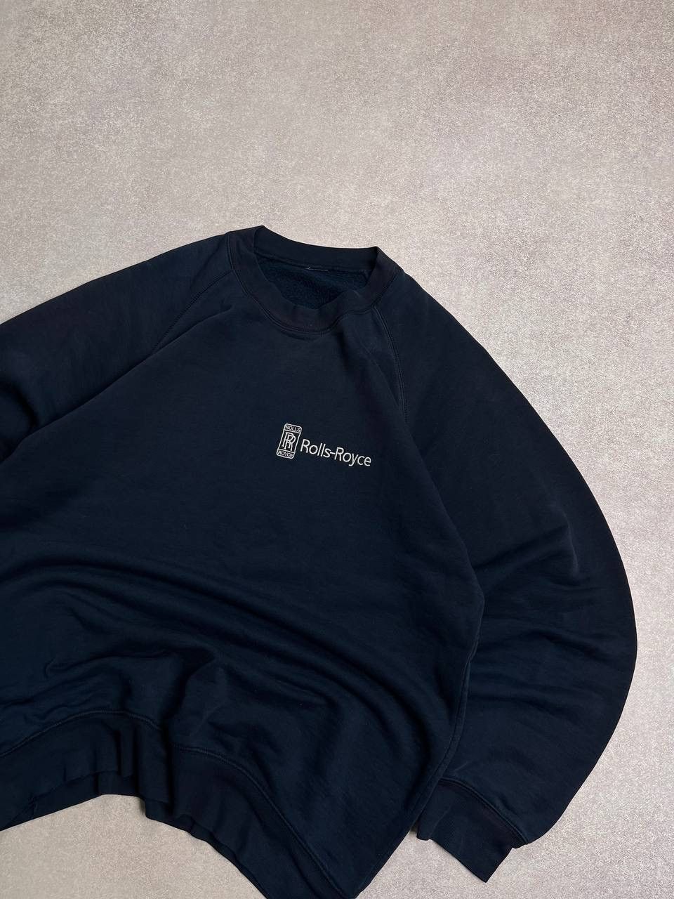 Vintage Vintage Rolls-Royce Embroidery Boxy Sweatshirt L Size US L / EU 52-54 / 3 - 4 Thumbnail