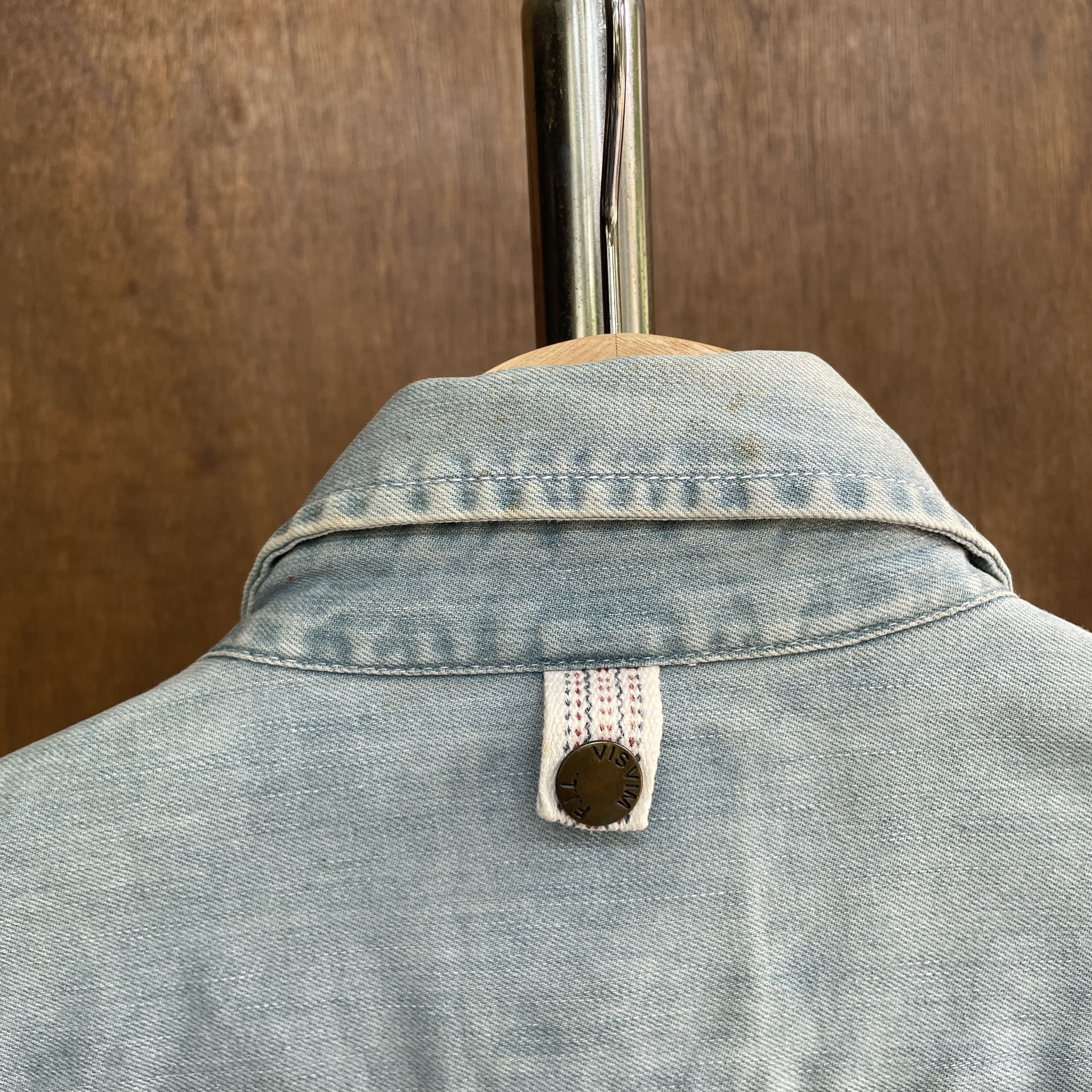 Visvim Visvim Western Shirt with Red Fabric Patch Size US S / EU 44-46 / 1 - 10 Thumbnail