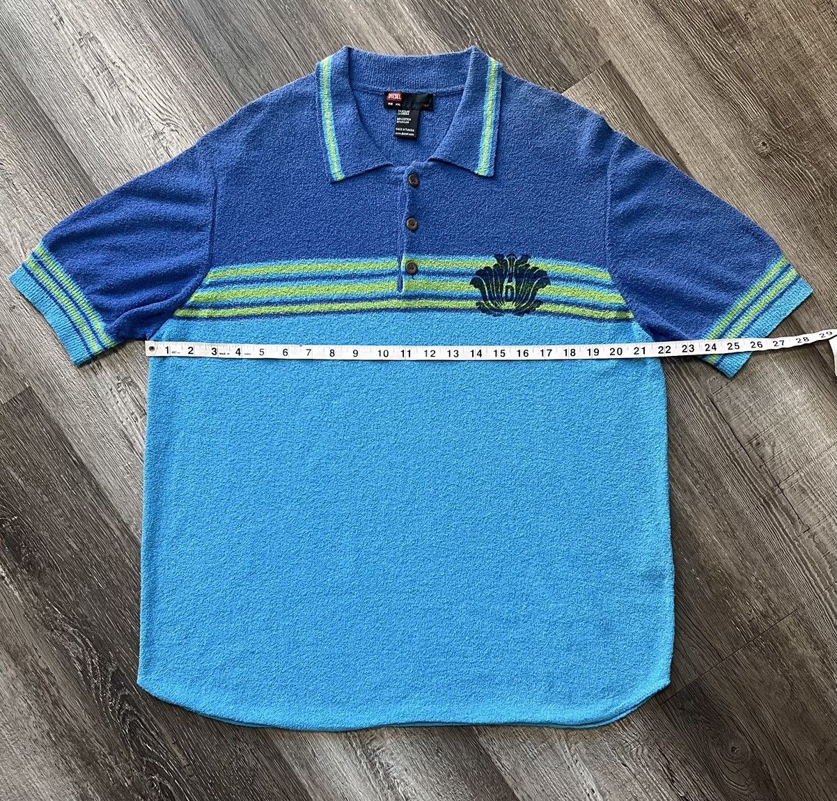 Diesel Vintage Diesel Polo Shirt Size US XL / EU 56 / 4 - 4 Thumbnail