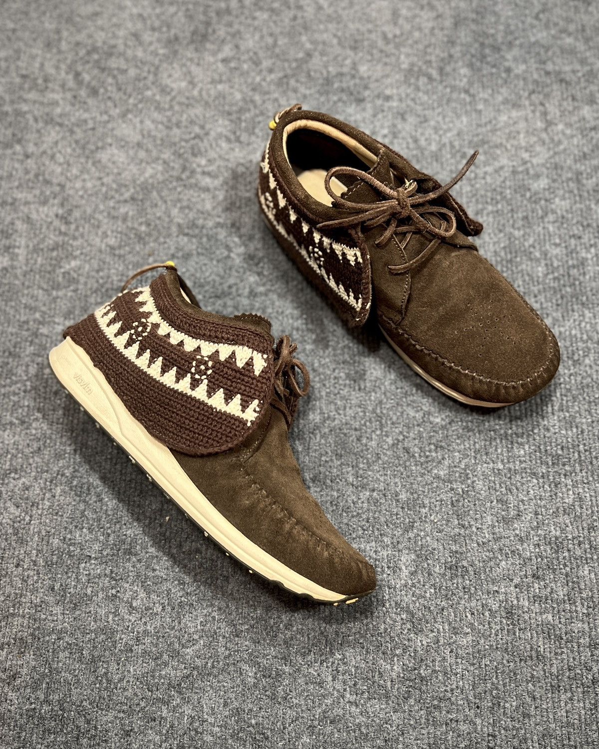 Visvim VISVIM FBT SS04 CROCHET BROWN SUEDE BEADED SNEAKERS Size US 8.5 / EU 41-42 - 10 Thumbnail