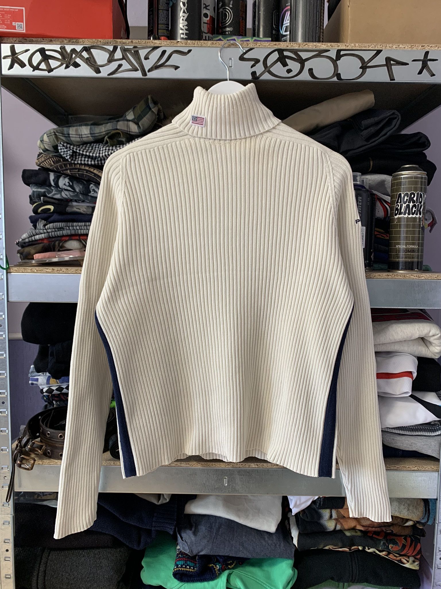 Ralph Lauren Sport Polo Sport Ralph Lauren Turtleneck American Flag Sweater Size US L / EU 52-54 / 3 - 3 Thumbnail