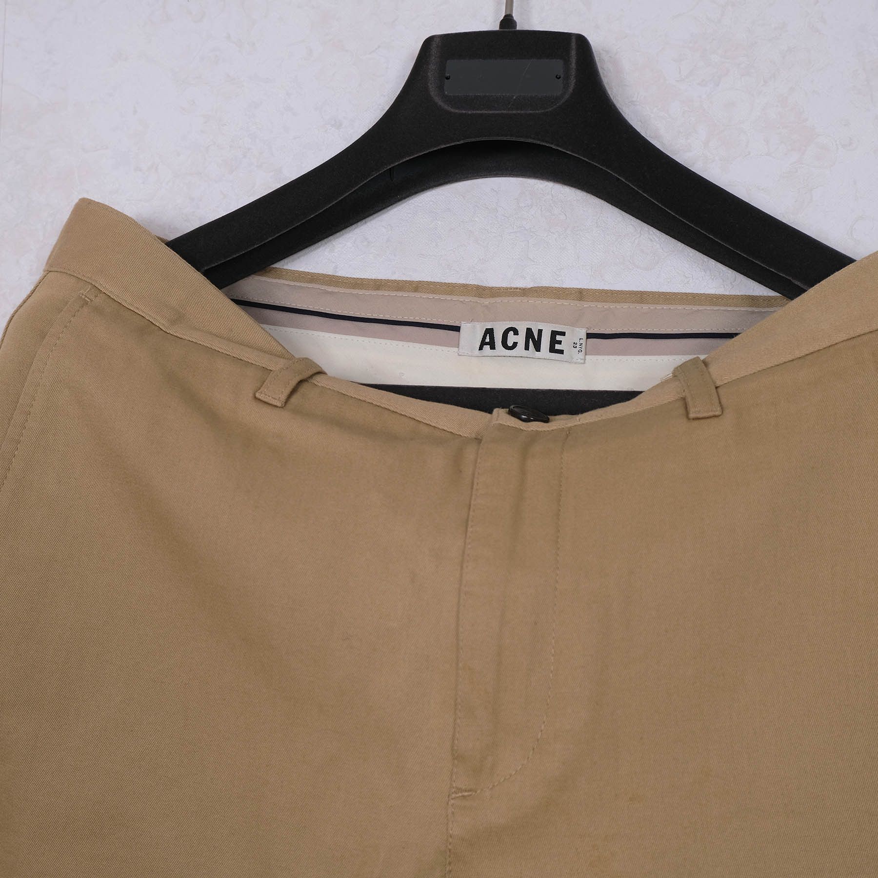 Acne Studios Acne Studios, Cotton Pants, Size 50EU, Slim, Khaki, RRP 550e Size US 34 / EU 50 - 3 Thumbnail