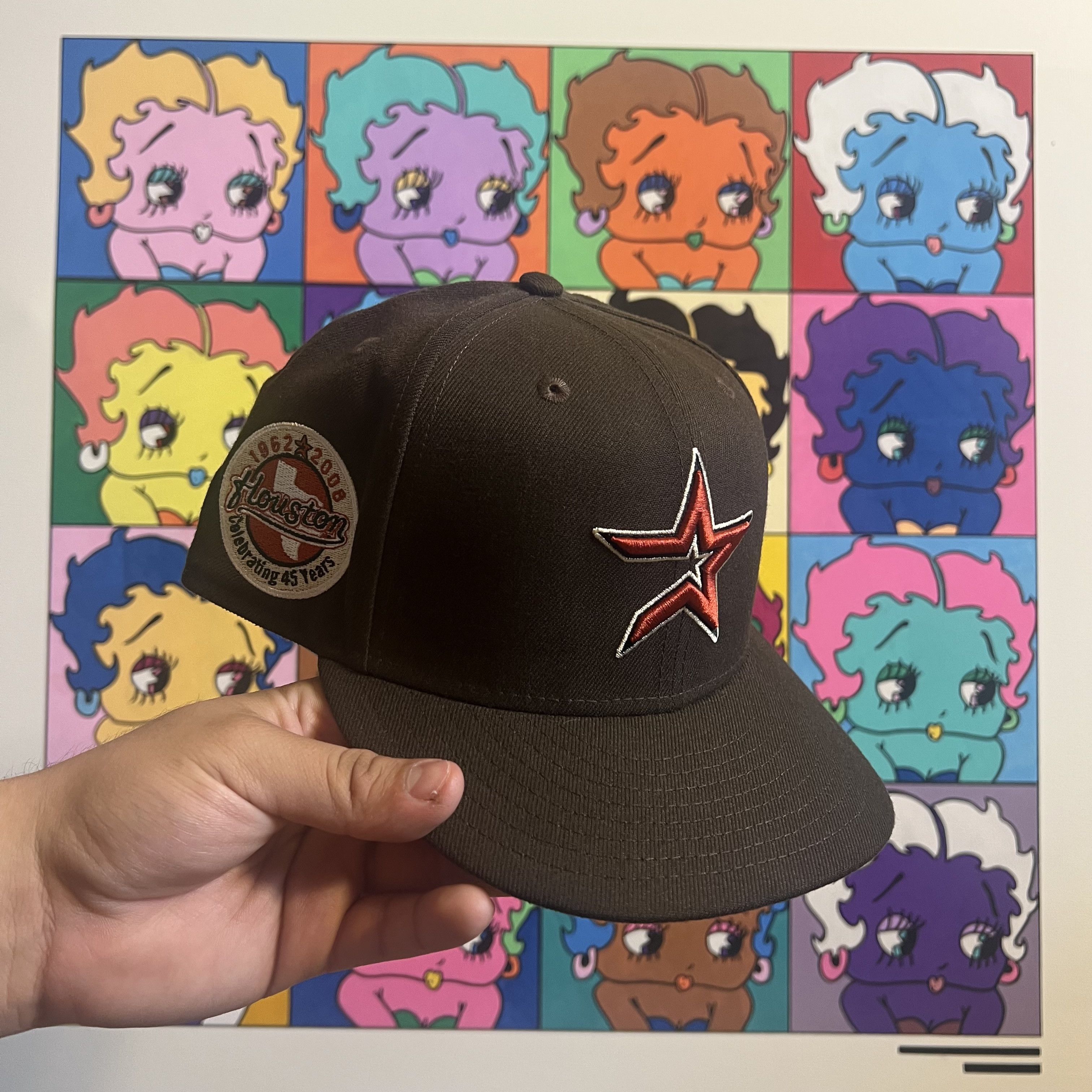New Era Houston Astros Fitted 7 1/4 Size ONE SIZE - 1 Thumbnail