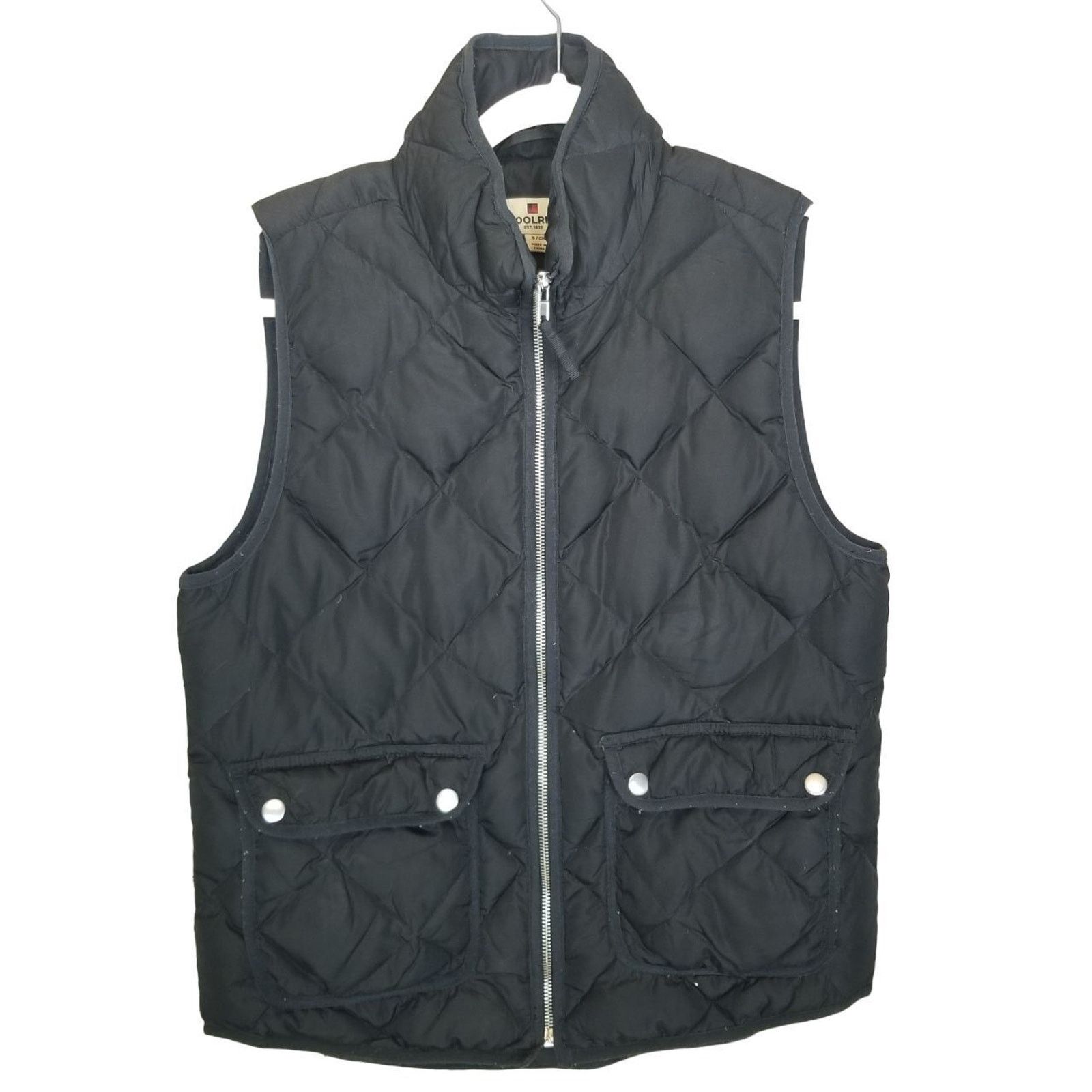 Woolrich Woolen Mills VTG WOOLRICH Womens Gilet Jacket Black Down Puffer Vest S Size S / US 4 / IT 40 - 1 Thumbnail