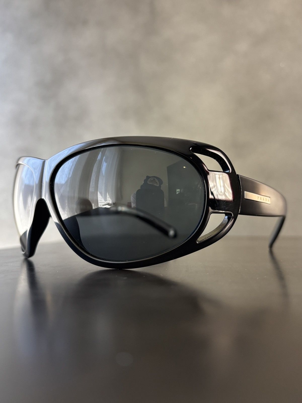 Designer × Prada × Vintage 2000s Prada Sunglasses Y2K SPR 58F