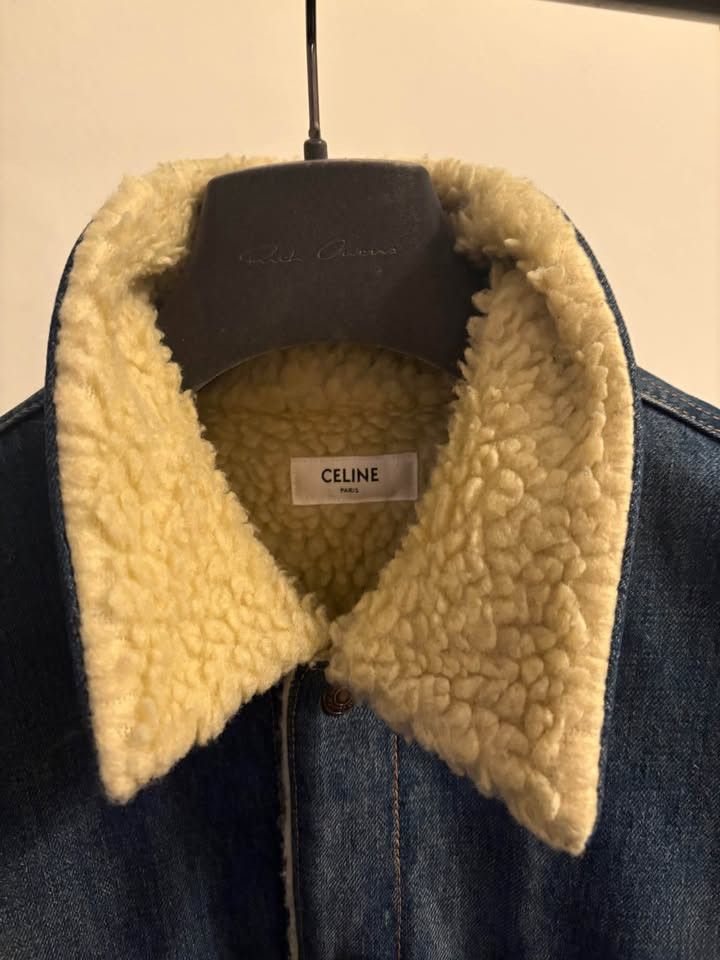 Celine Celine Runway Sequin Fur Denim Jacket Size US L / EU 52-54 / 3 - 3 Thumbnail