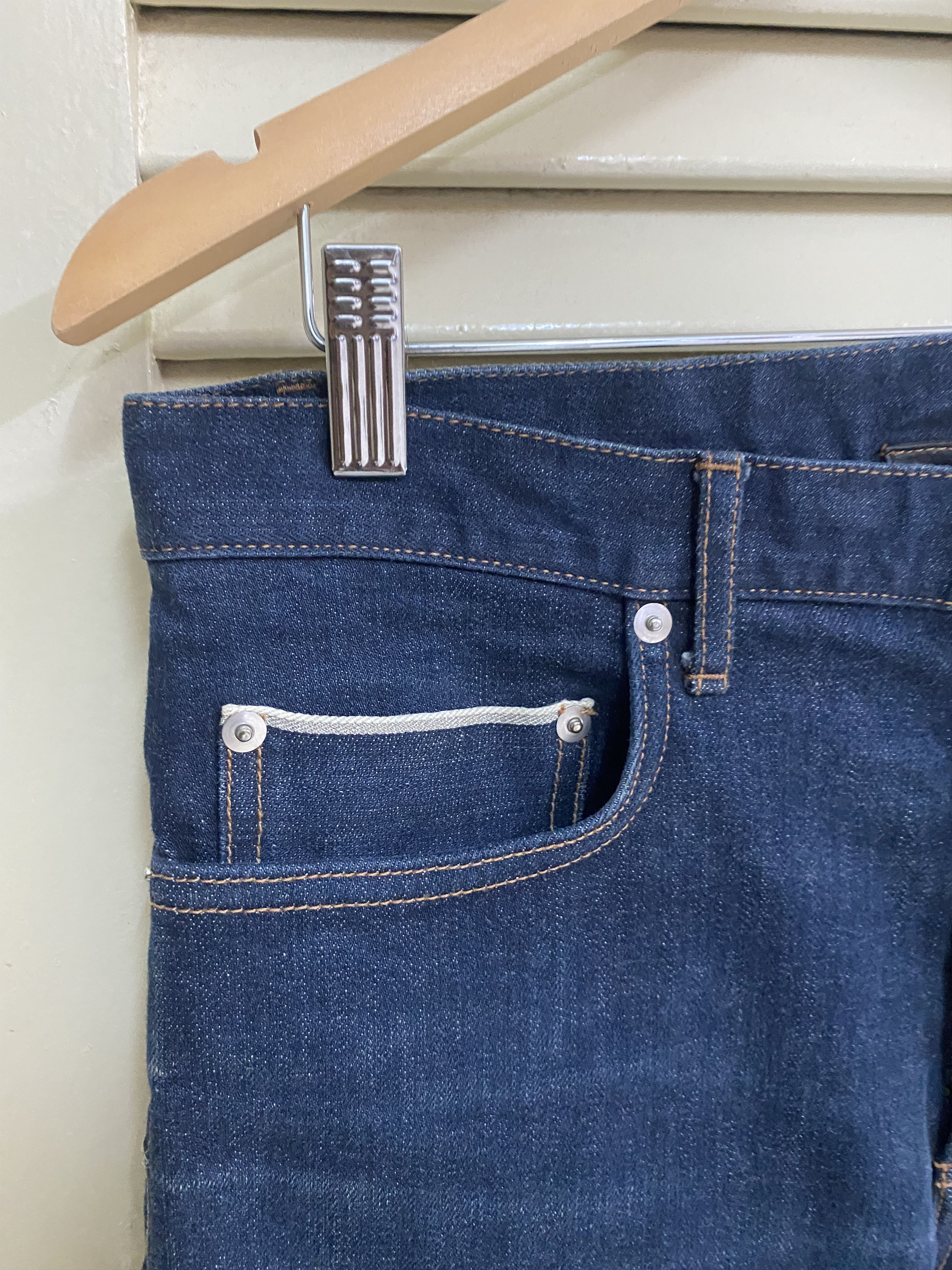 Dior 05 Hedi Slimane Dior Homme Raw Indigo Silver Selvedge Denim Size US 32 / EU 48 - 5 Thumbnail