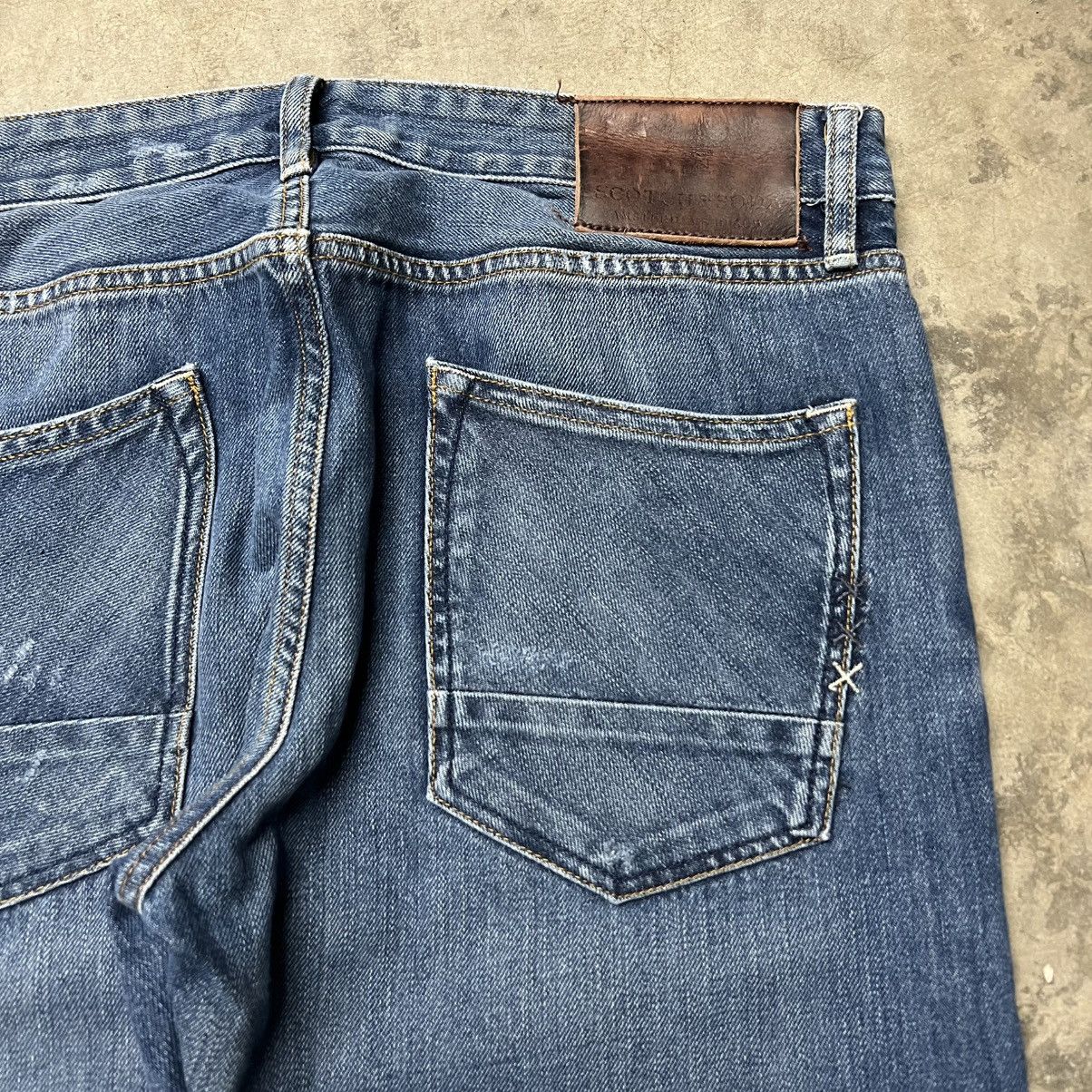 Express × Lucky Brand × Scotch & Soda Scotch & Soda Amsterdams Blauw “Ralston” Denim Jeans Size US 32 / EU 48 - 7 Thumbnail