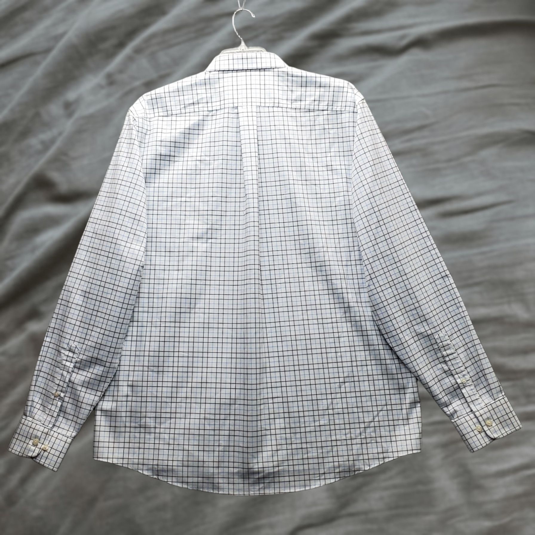 Stafford Stafford Mens Dress Shirt XLT Multi Check Button-Down Collar Regular Fit Size 46R - 1 Thumbnail