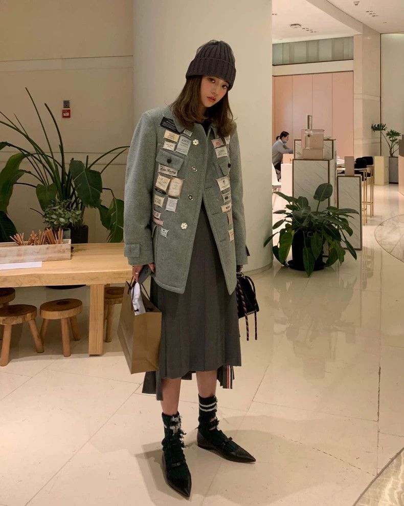 Maison Margiela Maison Margiela Medal tweed label lamb wool jacket coat 250 Size XL / US 12-14 / IT 48-50 - 1 Thumbnail