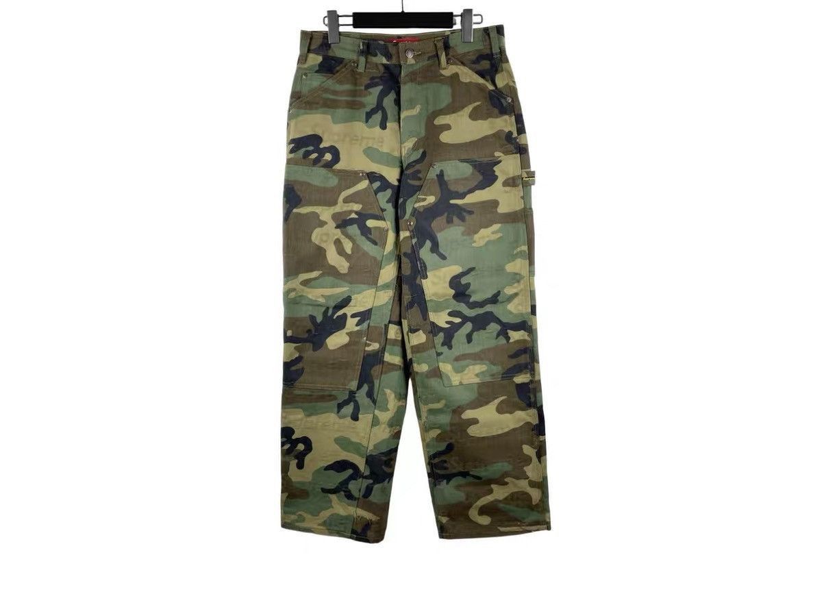 Supreme Green Camouflage Cargo Pants Size 30 Size US 30 / EU 46 - 1 Thumbnail