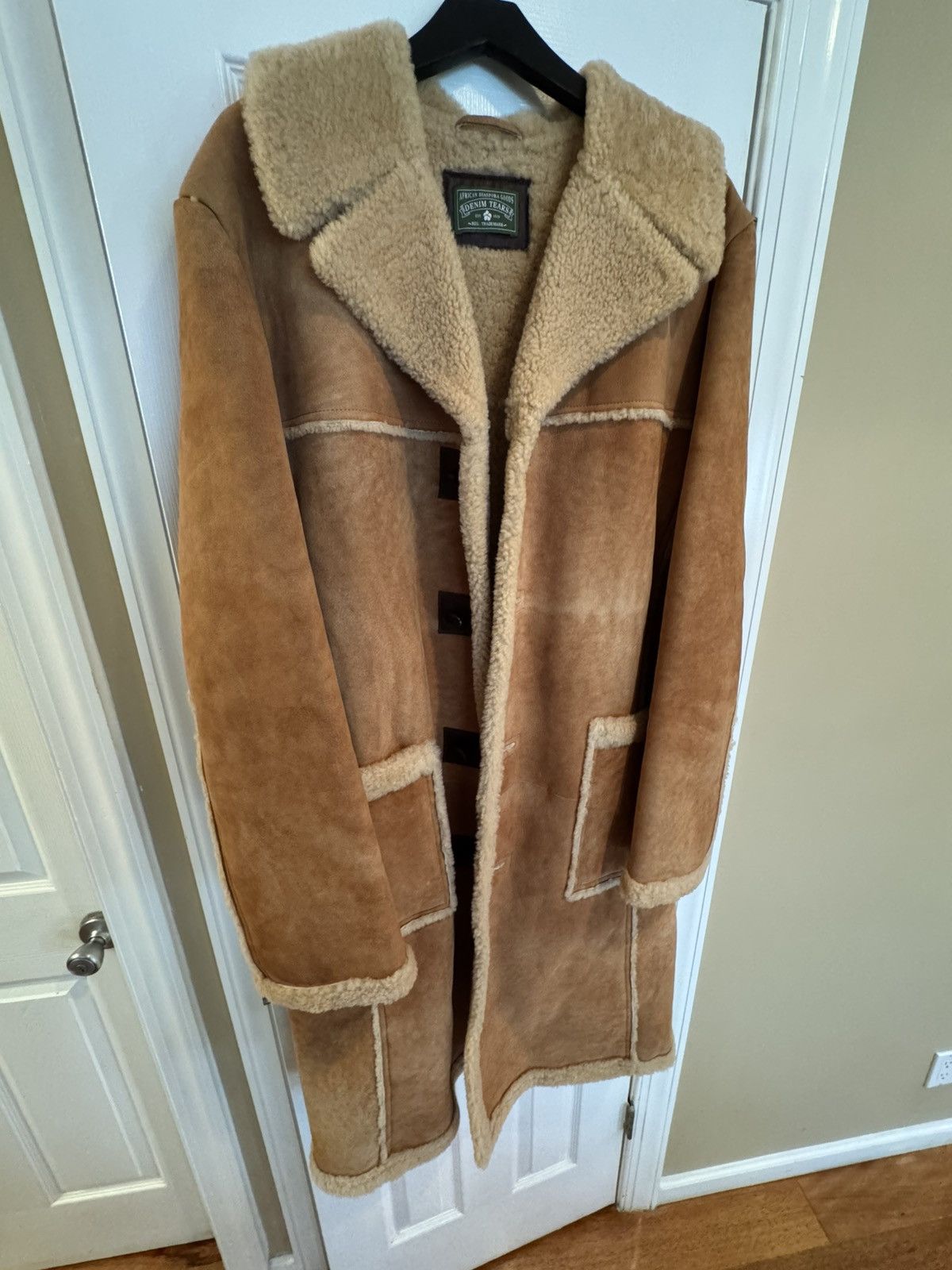 DENIM TEARS Denim Tears Winter Recess NYC Shearling Jacket Size US XL / EU 56 / 4 - 1 Thumbnail