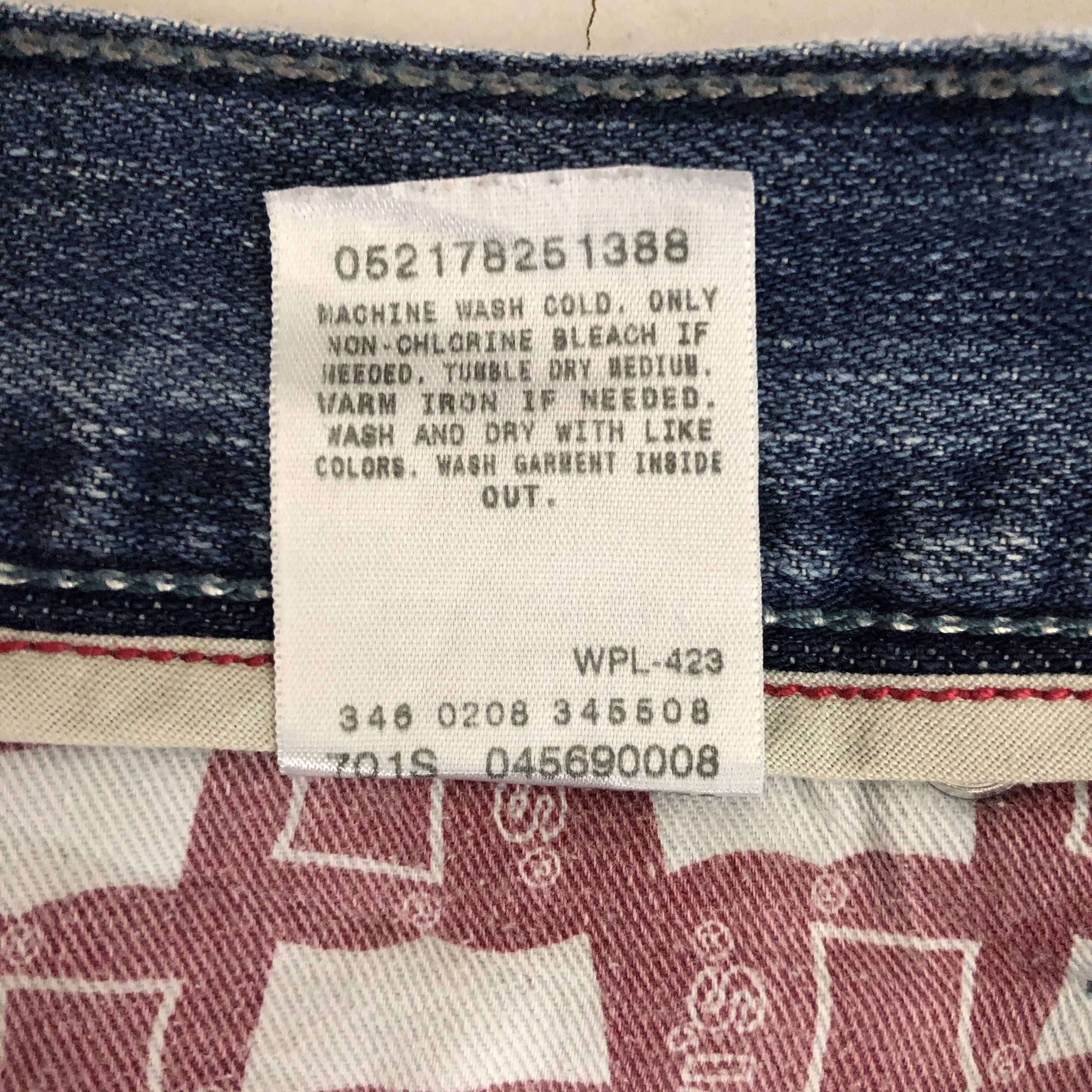 Jean Vintage Distressed Levis Baggy Jeans Levi's 569 Faded Denim Size US 32 / EU 48 - 15 Thumbnail