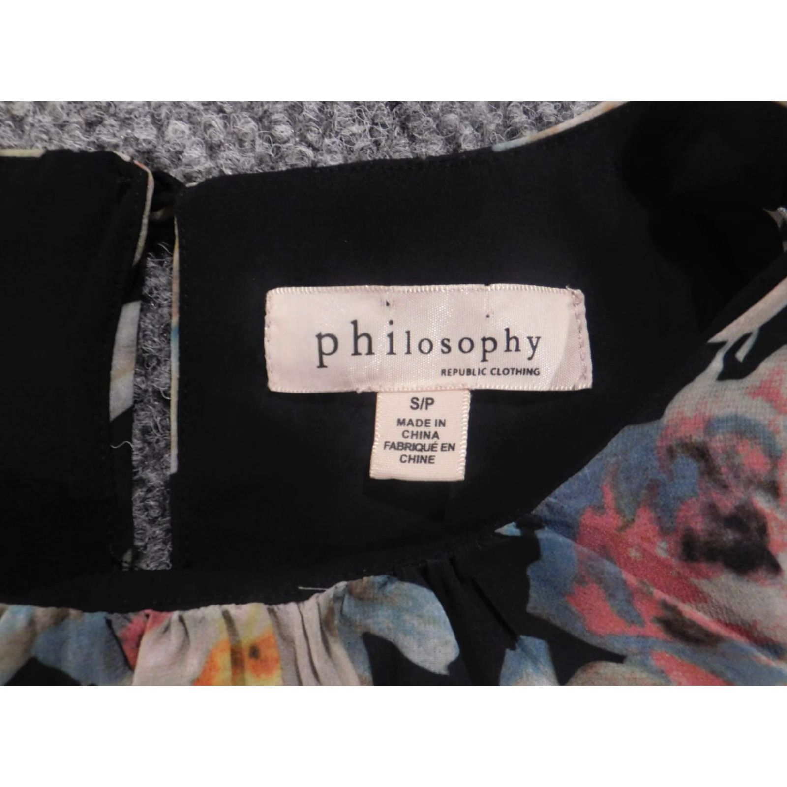 Vintage Philosophy Blouse Womens S Green Floral Crew Neck Sleeveless Pullover Casual Cotton Modal Rayon Stretch Classic Regular Short Sleeve Size S / US 4 / IT 40 - 5 Thumbnail