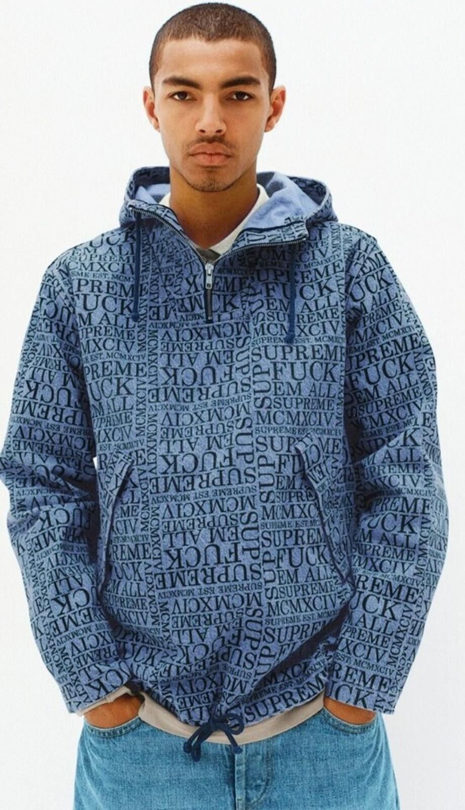 Nike ACG × Supreme Supreme Nike ACG Denim Pullover Washed Blue