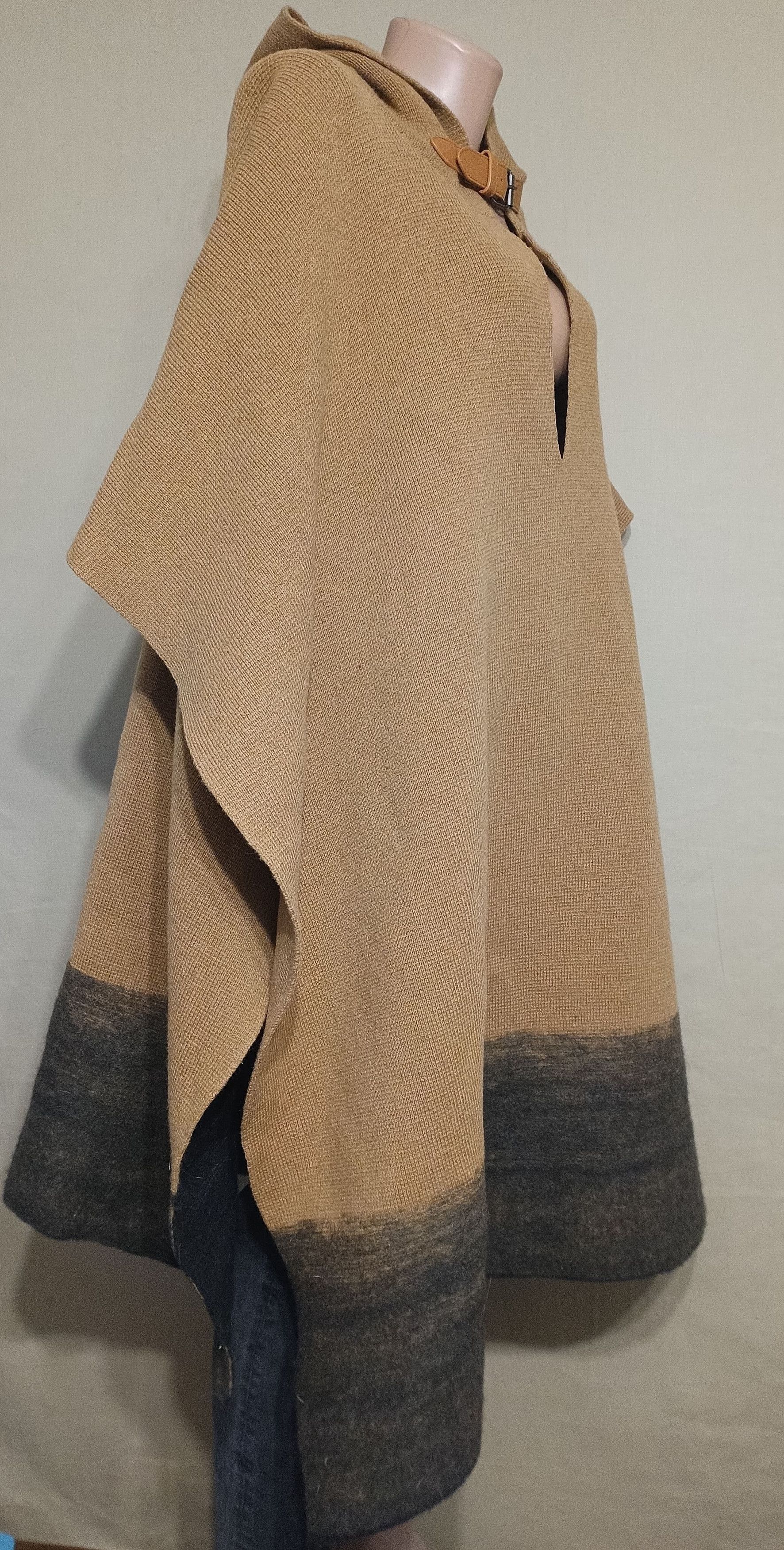 SOFIE D'HOORE Sofie D'hoore Mark Hooded Poncho Jacket Size ONE SIZE - 6 Thumbnail