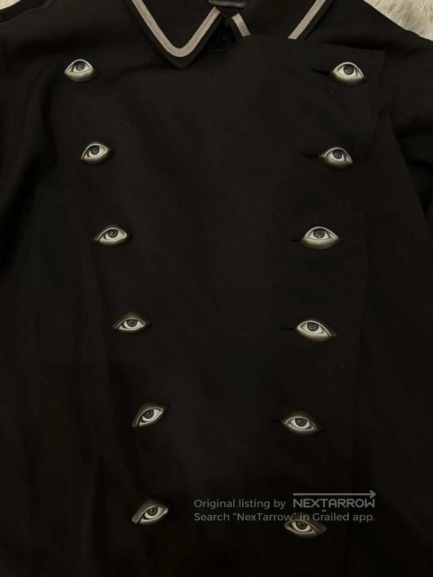 Yohji Yamamoto Yohji Yamamoto Eye Embroidery Coat. Size US S / EU 44-46 / 1 - 2 Thumbnail