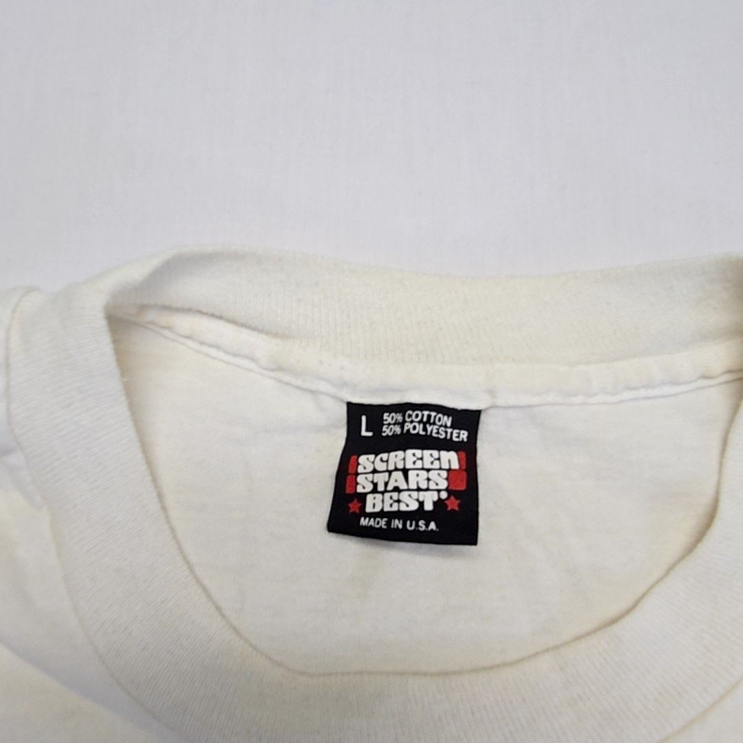 Vintage Vintage AutoSound Graphic Shirt White Mens Large Stero Tee Size US L / EU 52-54 / 3 - 6 Thumbnail