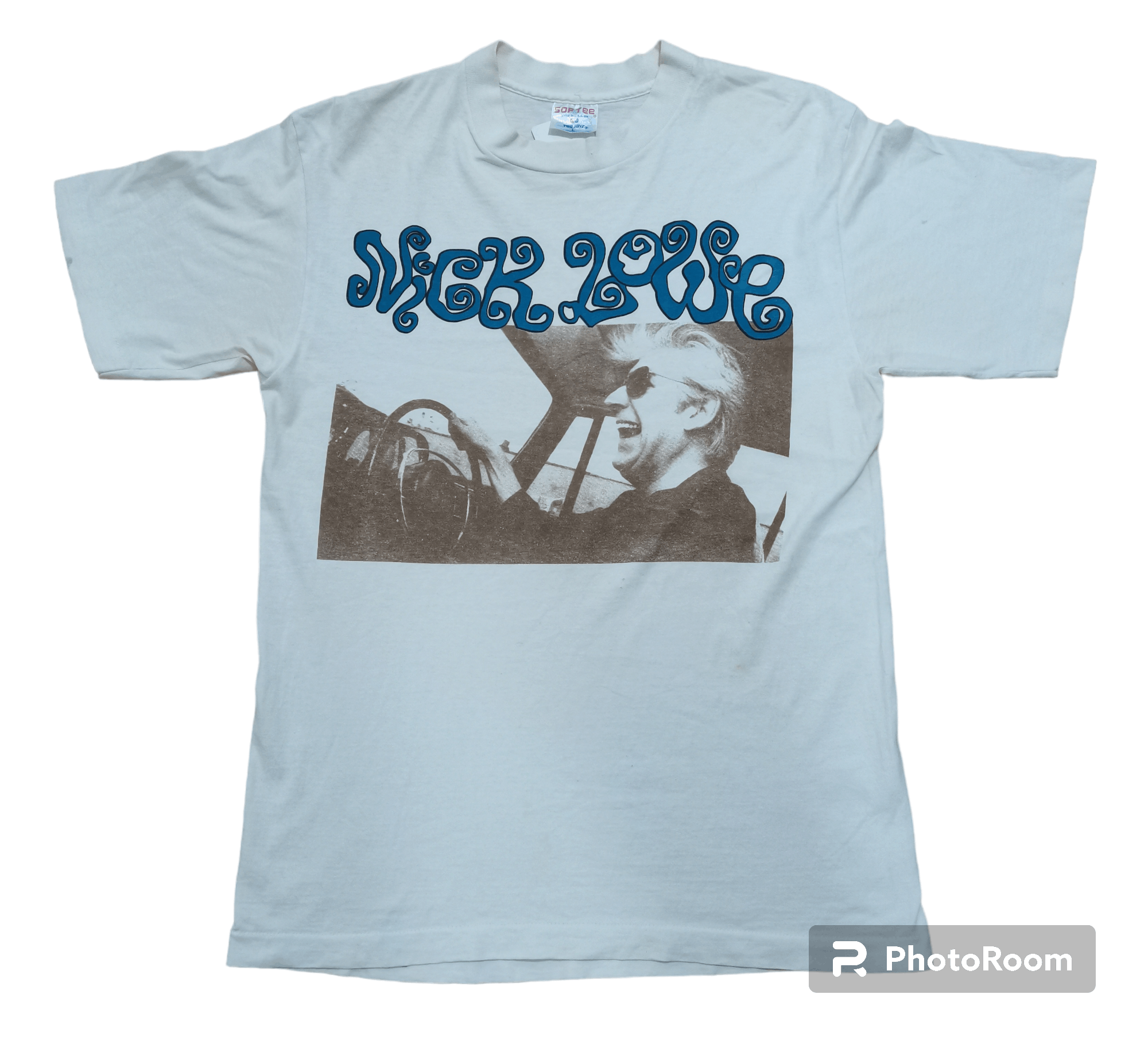 Band Tees × Vintage VINTAGE NICK LOWE SHIRT Size US L / EU 52-54 / 3 - 1 Thumbnail