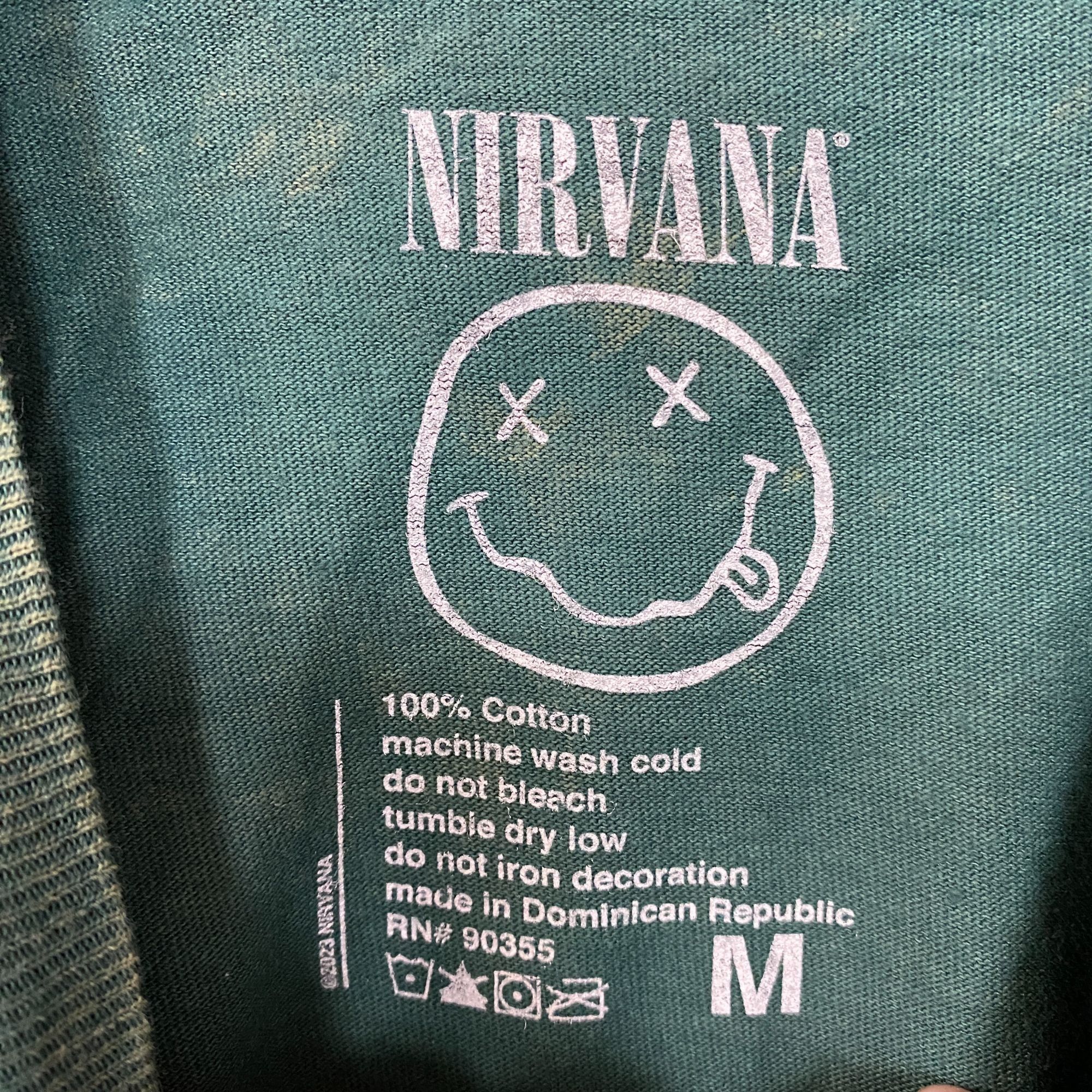 Nirvana Nirvana Nevermind Album Dead Smiley Face Logo T-Shirt Medium Size US M / EU 48-50 / 2 - 4 Thumbnail