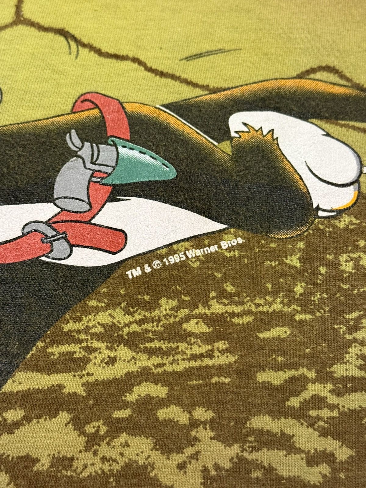 Vintage × Warner Bros 1995 Looney Tunes AOP western tee Size US L / EU 52-54 / 3 - 3 Thumbnail