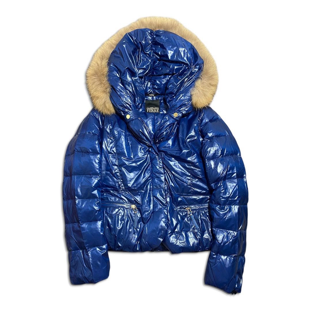 Gianfranco Ferre GIANFRANCO FERRE PUFFER FUR HOOD JACKET Size S / US 4 / IT 40 - 1 Thumbnail